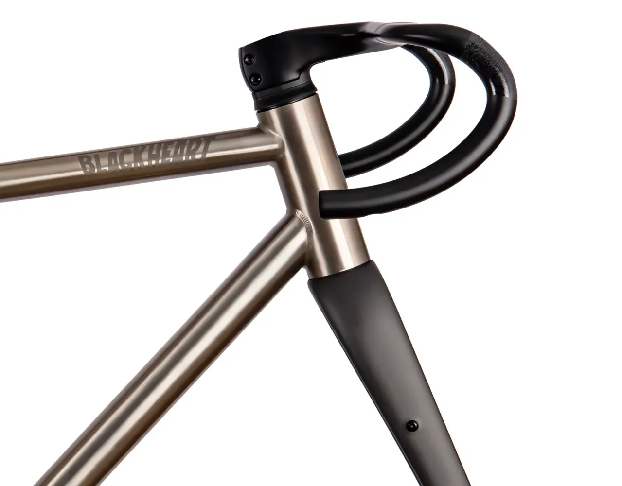 BlackHeart Bike Co New Gravel Ti intgrated bar:stem