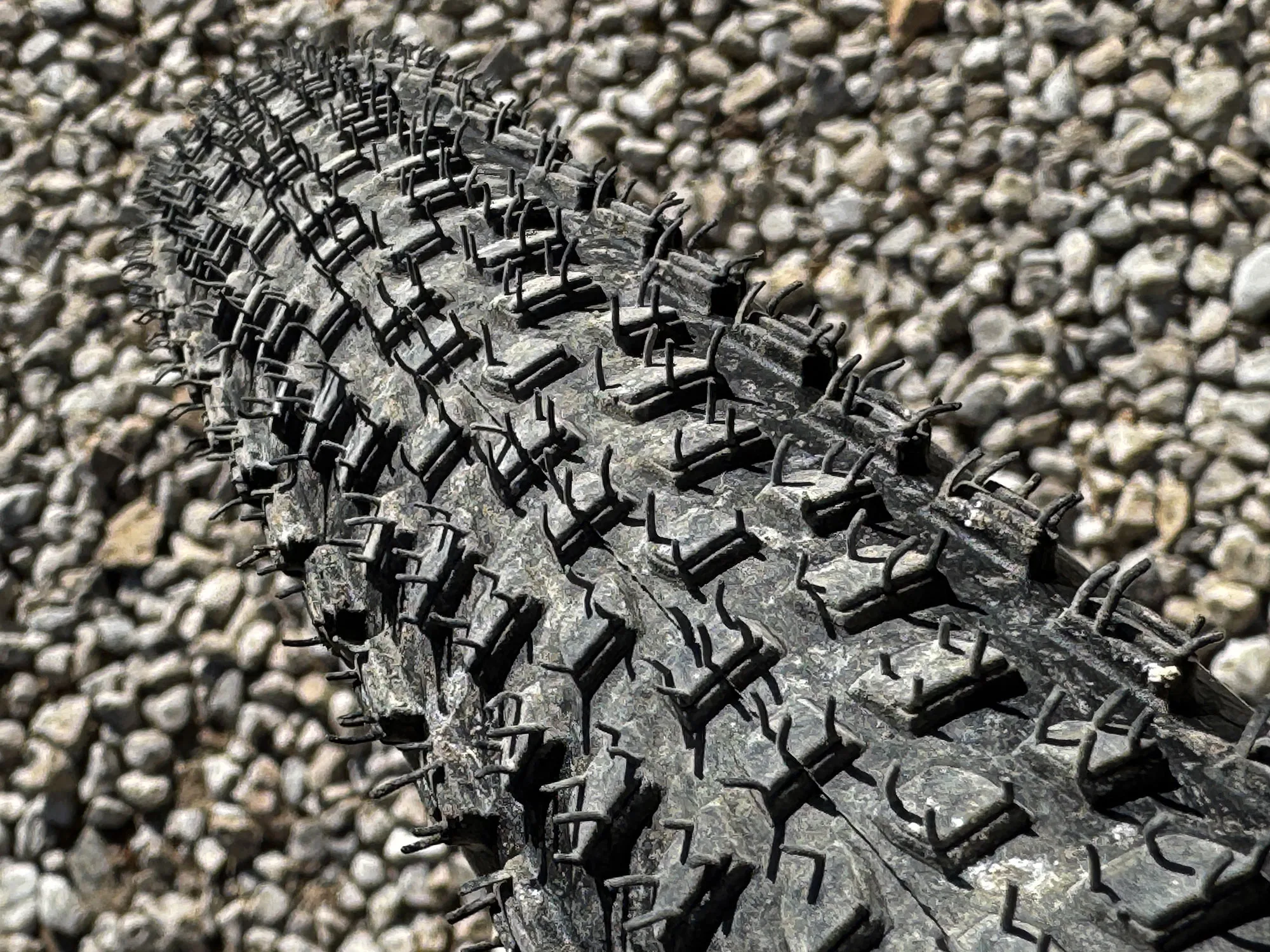 Continental Terra Adventure all-new aggressive gravel bike race tire review, MTB-inspired tread detail