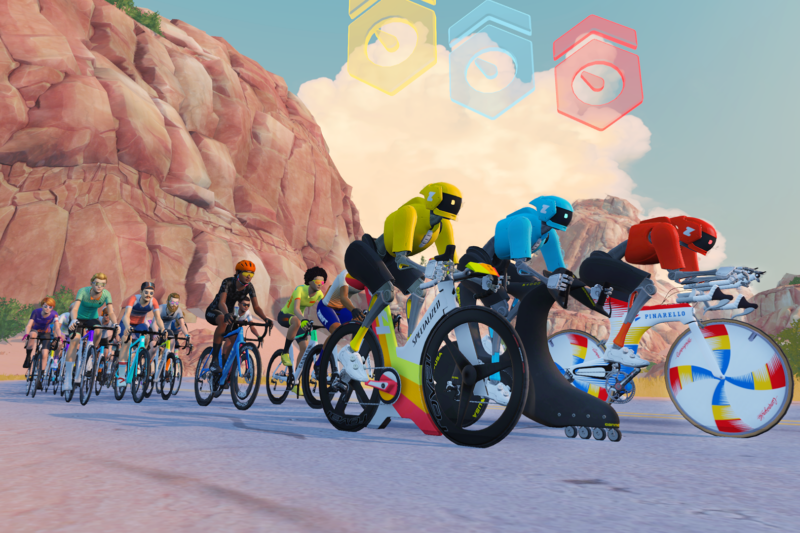 Zwift Drop Shop Offers New Halo Bikes Like the Cannondale R4000 Roller Blade