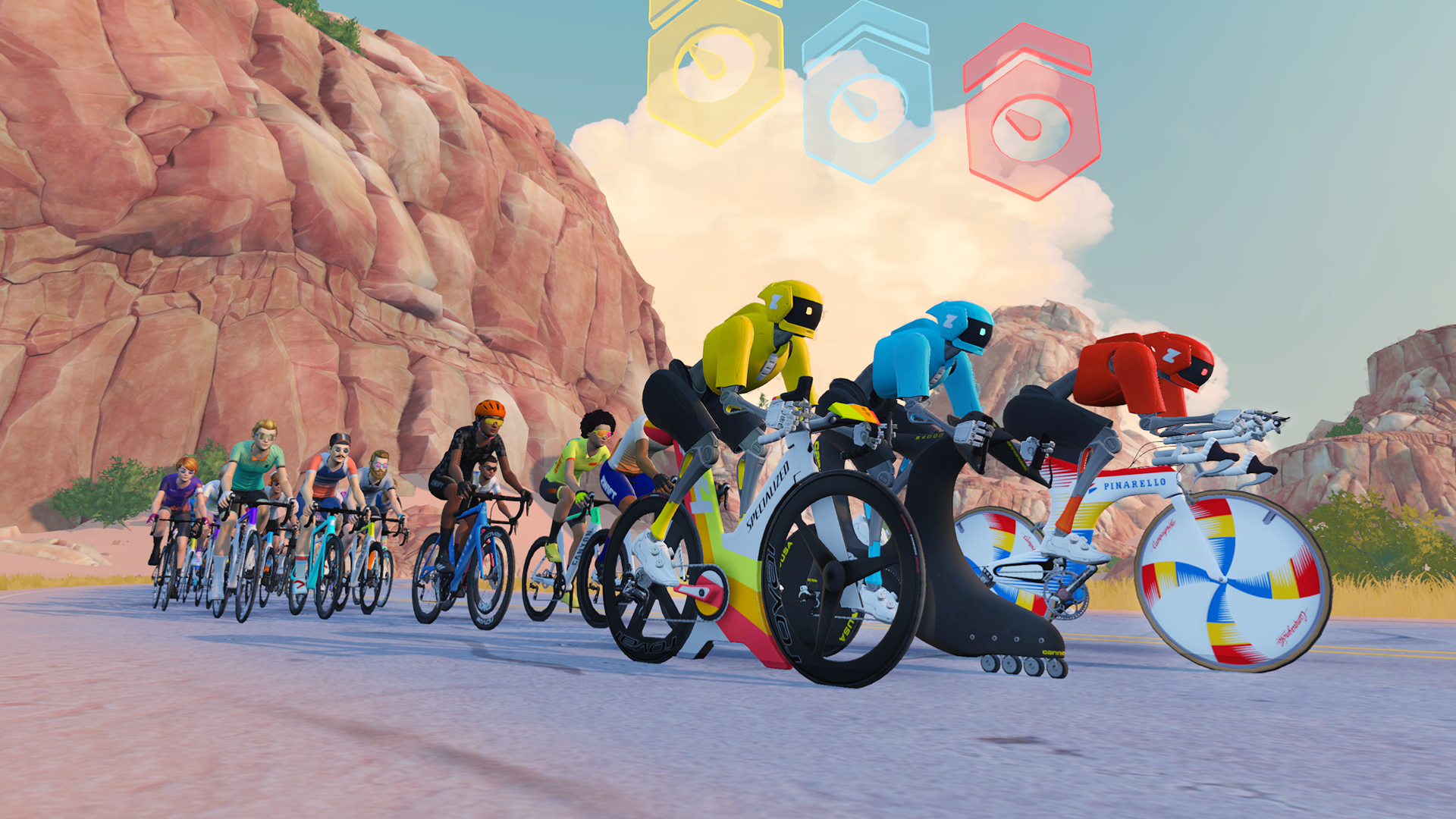 Zwift Halo Bikes Drop shop all