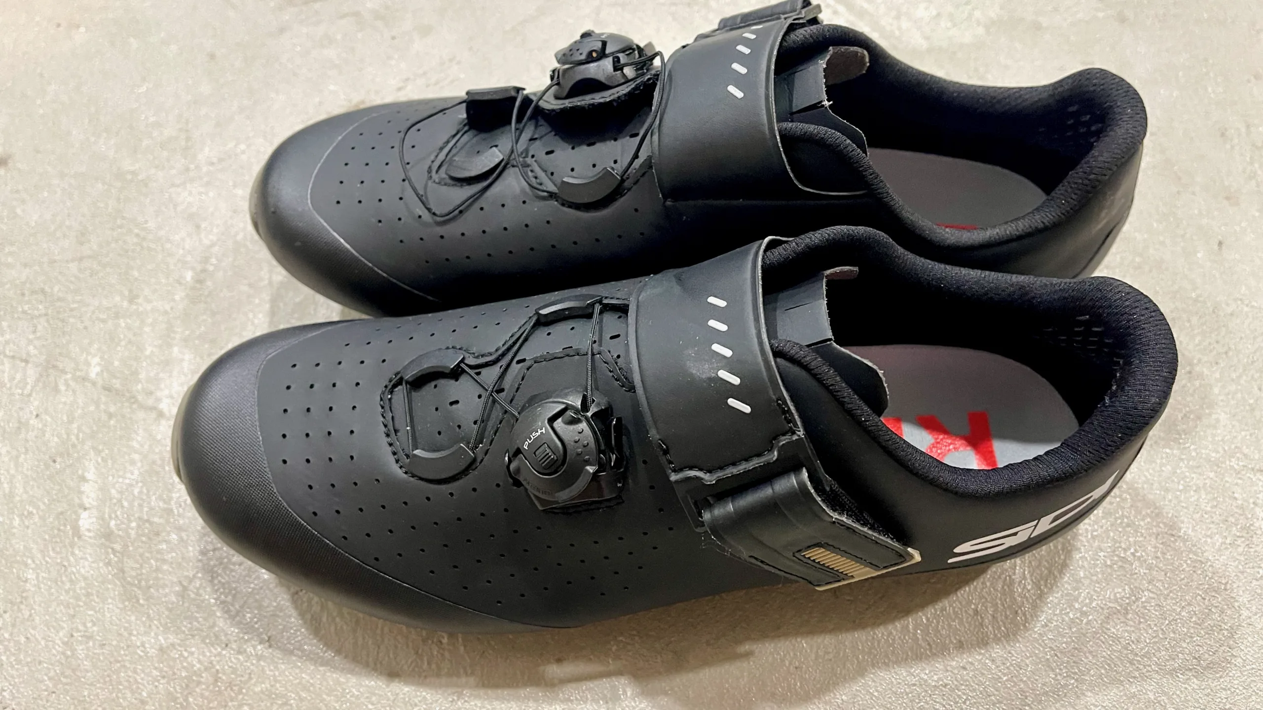 Sidi Physis Review both shoes
