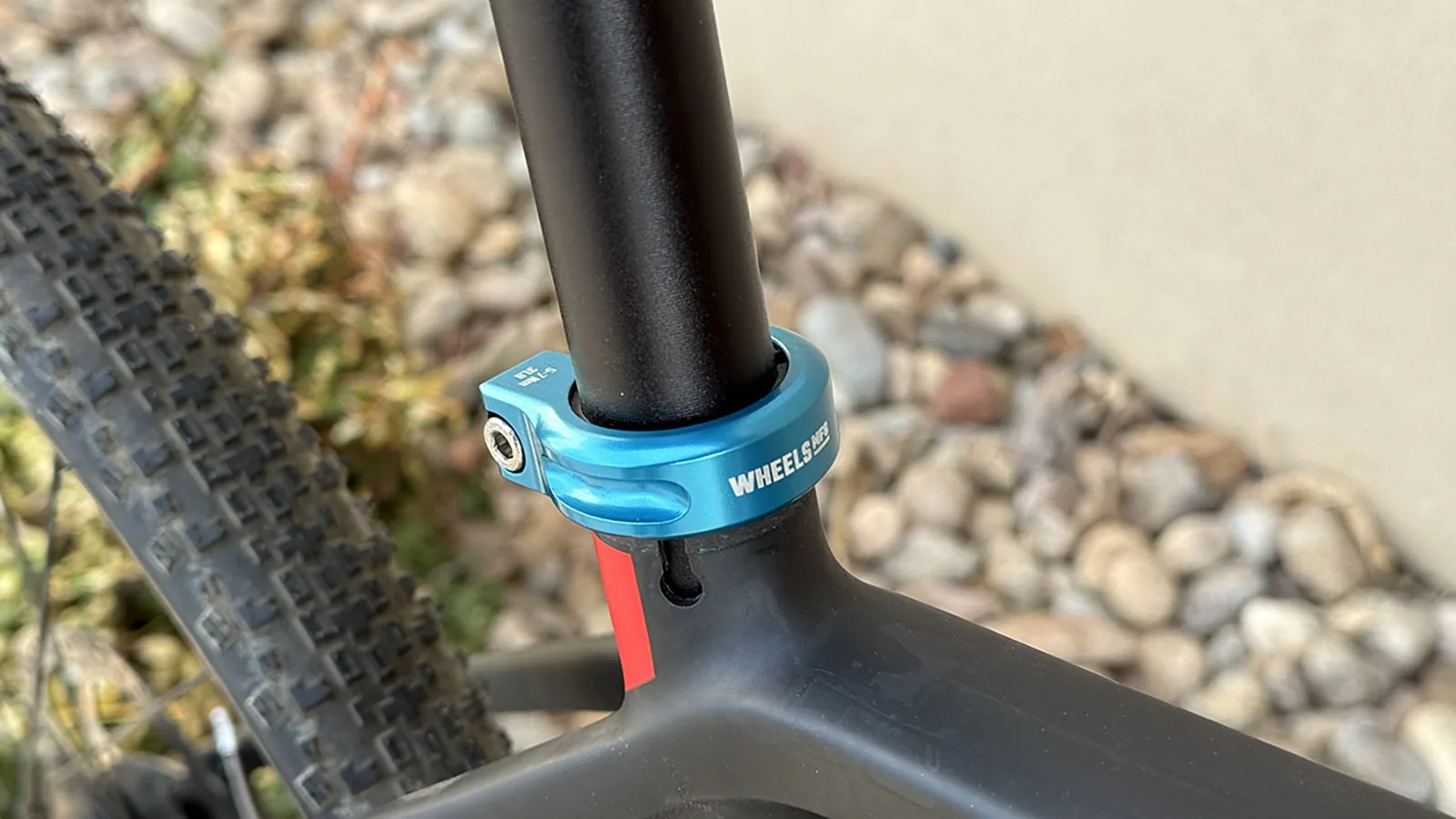 Wheels Mfg. Seatpost Collars are affordable, precision CNC-machined, and made in the USA, on-bike