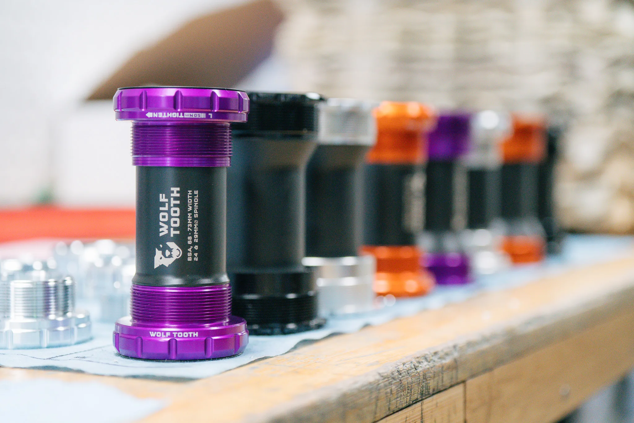 Wolf Tooth threaded bottom bracket lineup