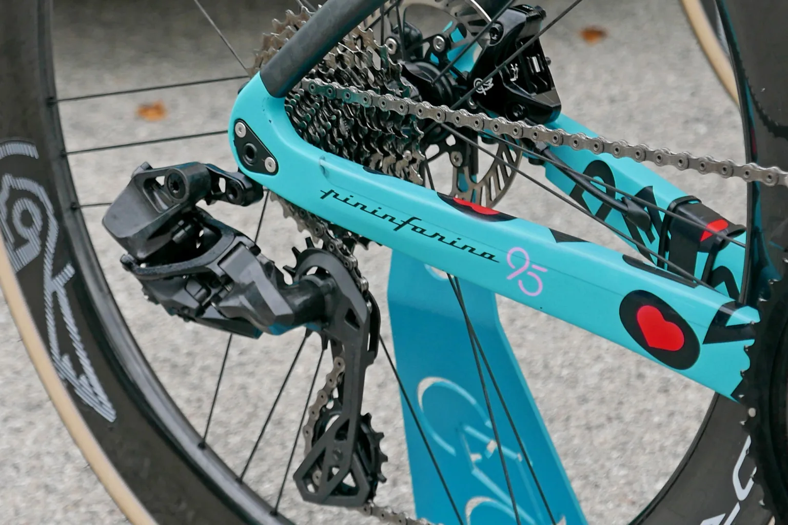 VF Group–Bardiani–CSF–Faizanè: DeRosa 70 with unreleased Campagnolo Super Record Wireless 13speed derailleur