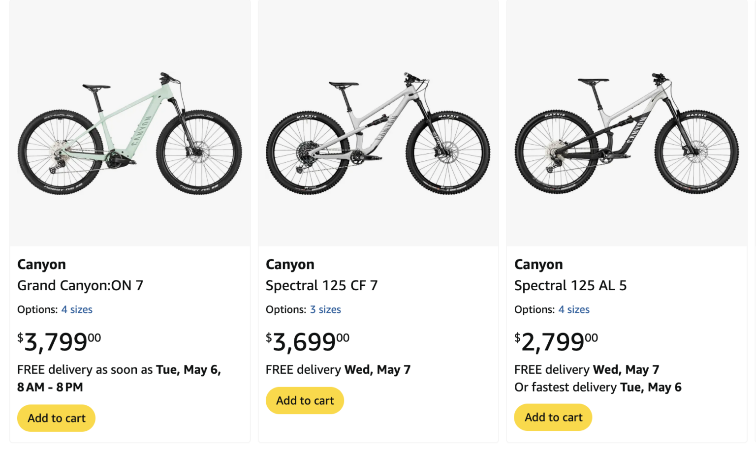 Canyon Now Shipping Bikes via Amazon Prime Updated! Bikerumor(00)