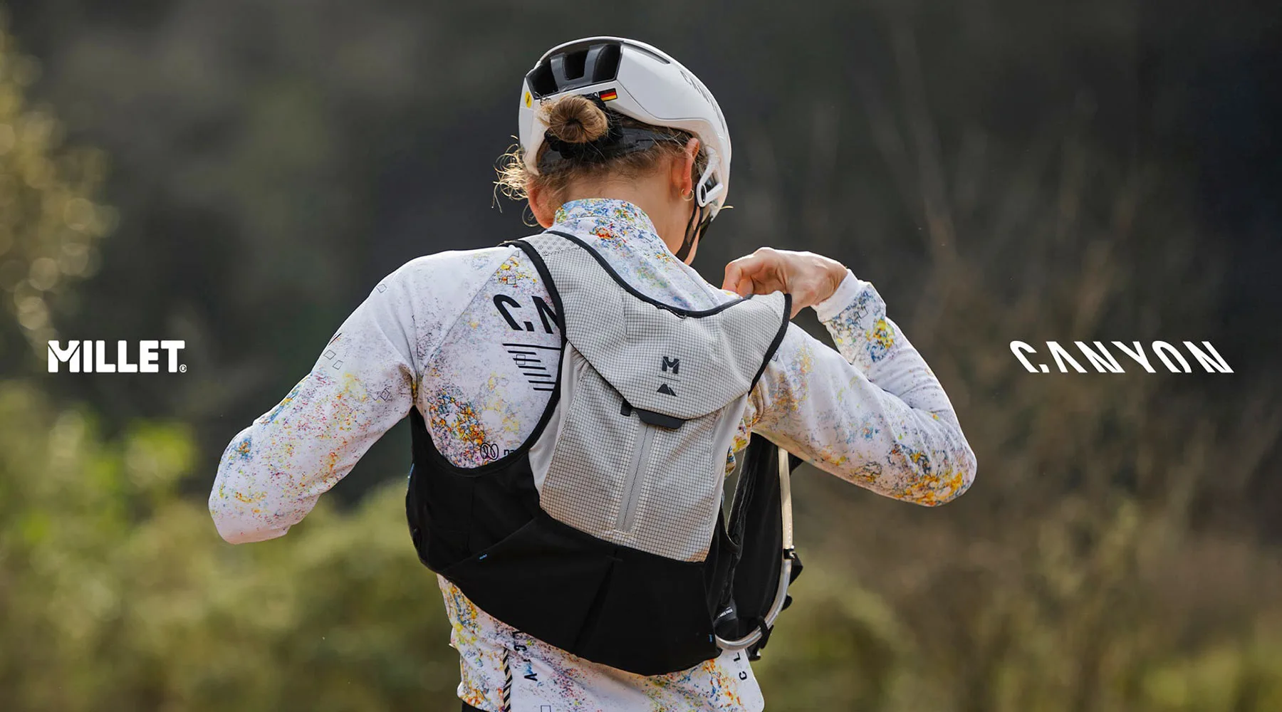 Canyon x Millet Sharp 3L hydration vest backpack
