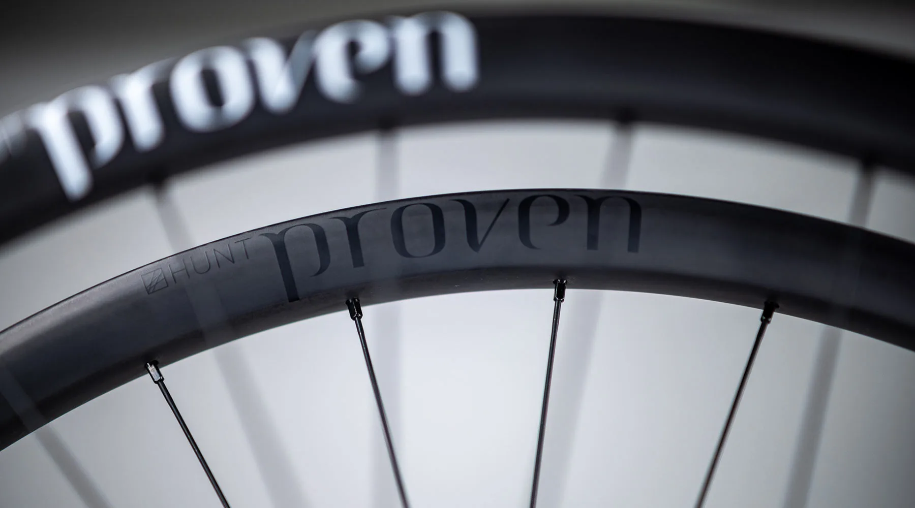 Hunt Proven Carbon Enduro H-Core strongest mountain bike wheels, rim detail with brass nipples