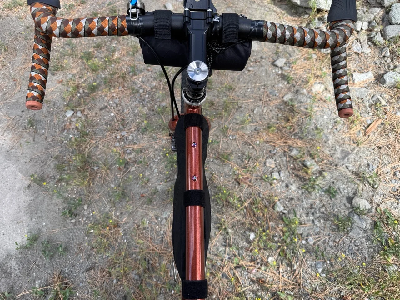 New Inside Line Equipment Frame Bag doesn't get in the way