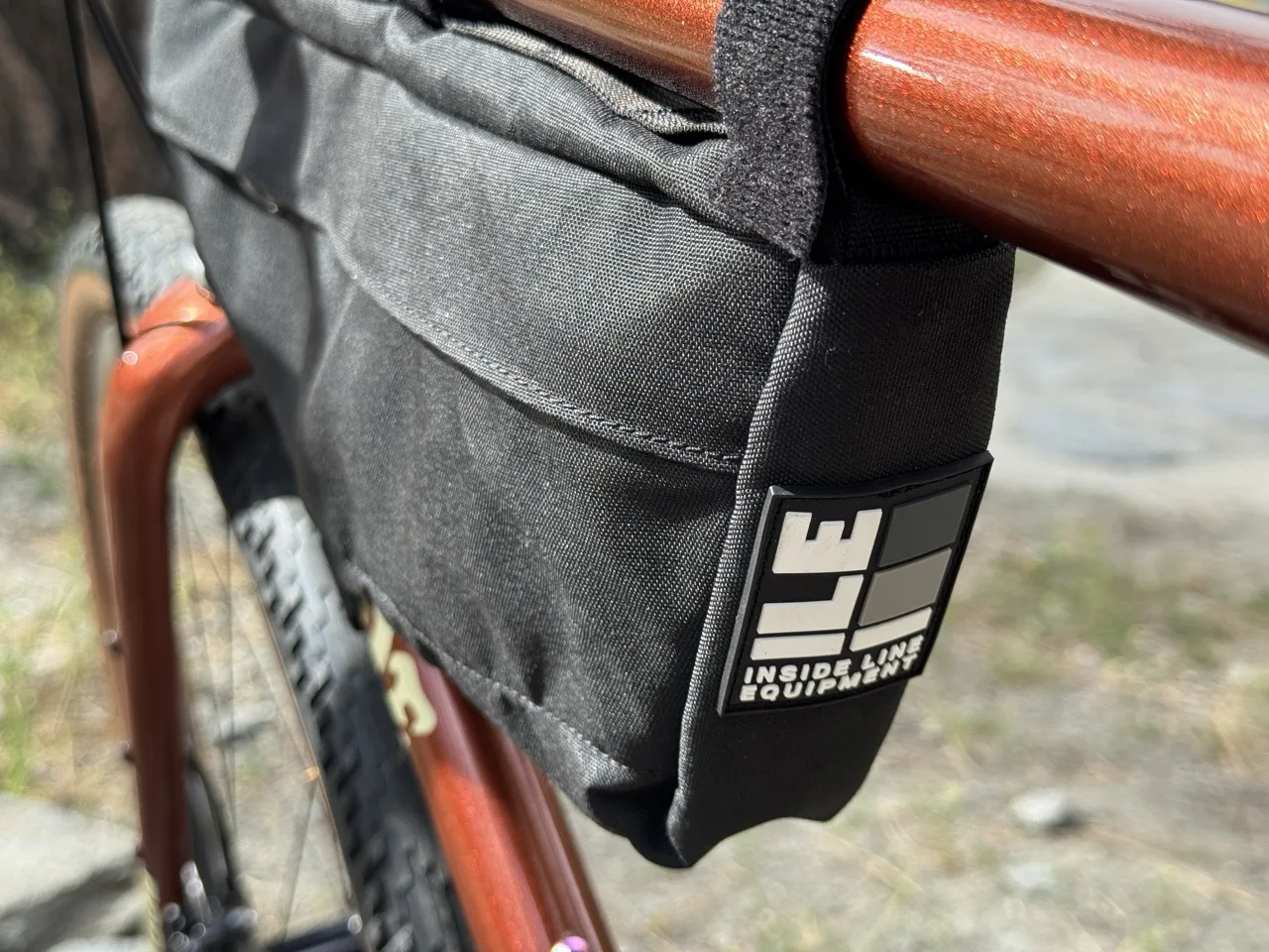 New Inside Line Equipment Frame Bag subtle branding