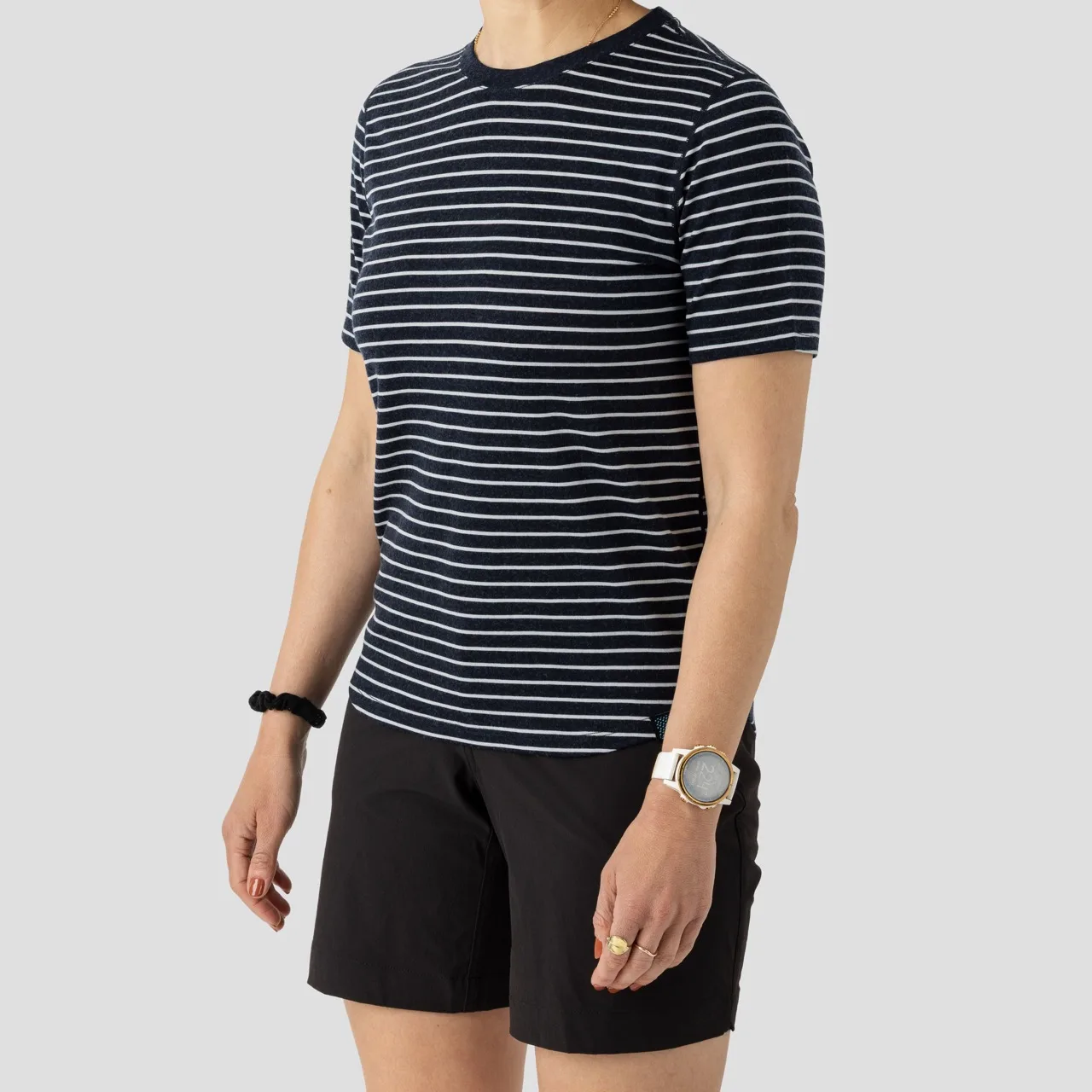 Ornot NuYarn Merino Riding Shirt striped womens