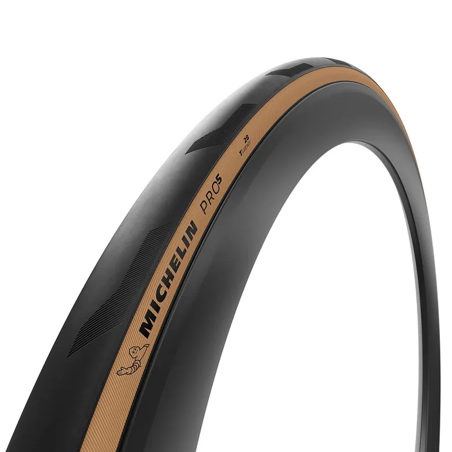 Studio shot of the Michelin Pro5 road tire