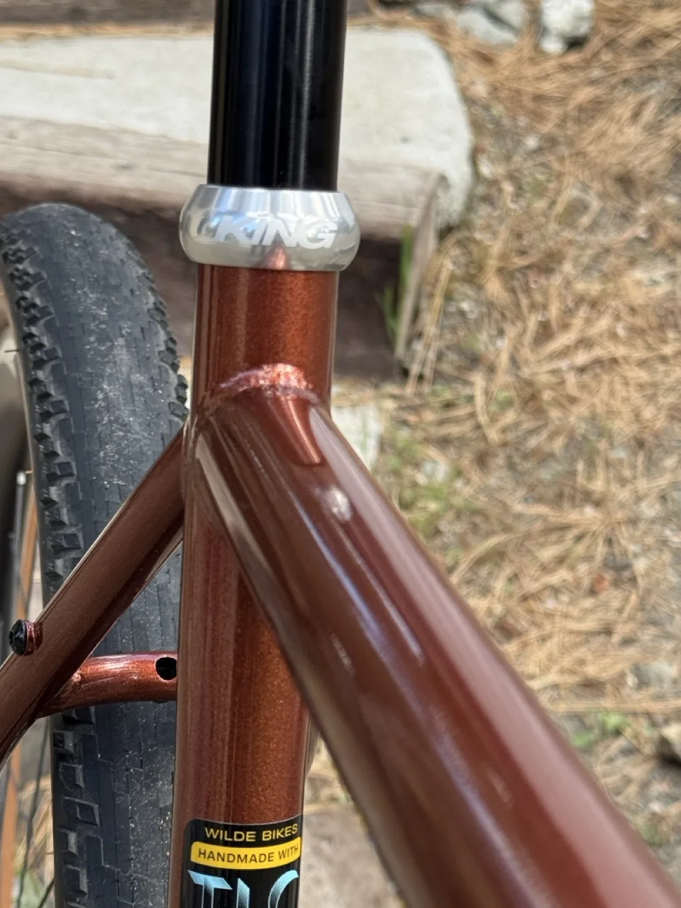 Review Wilde Rambler SL Gravel Bike CK seat collar