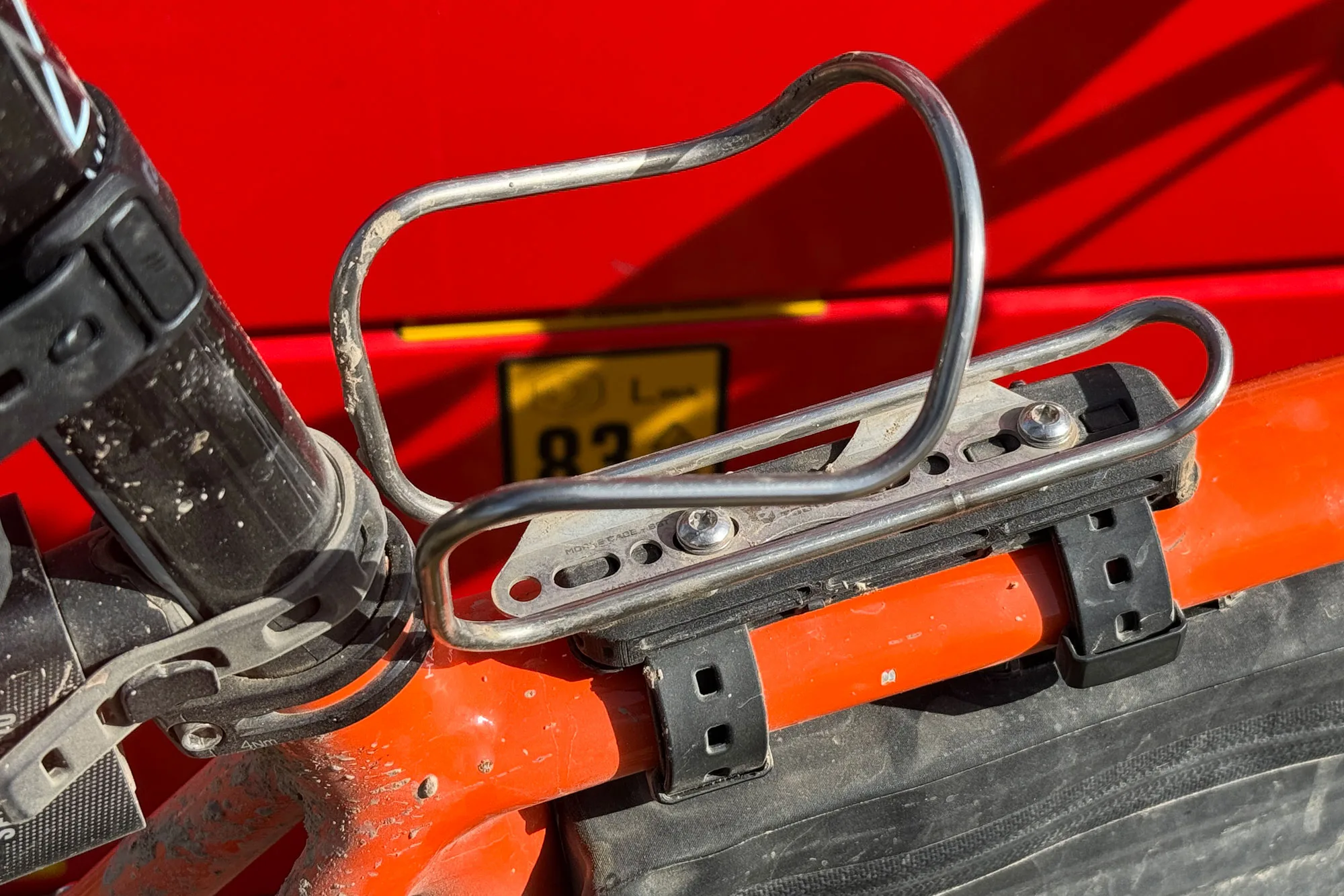 Tailfin prototype strap-on cage mount