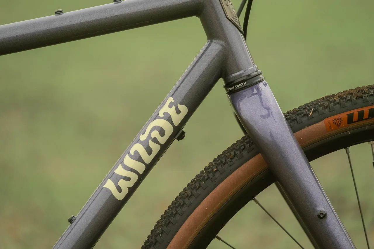 Wilde Bikes Rambler Upgrade downtube logo