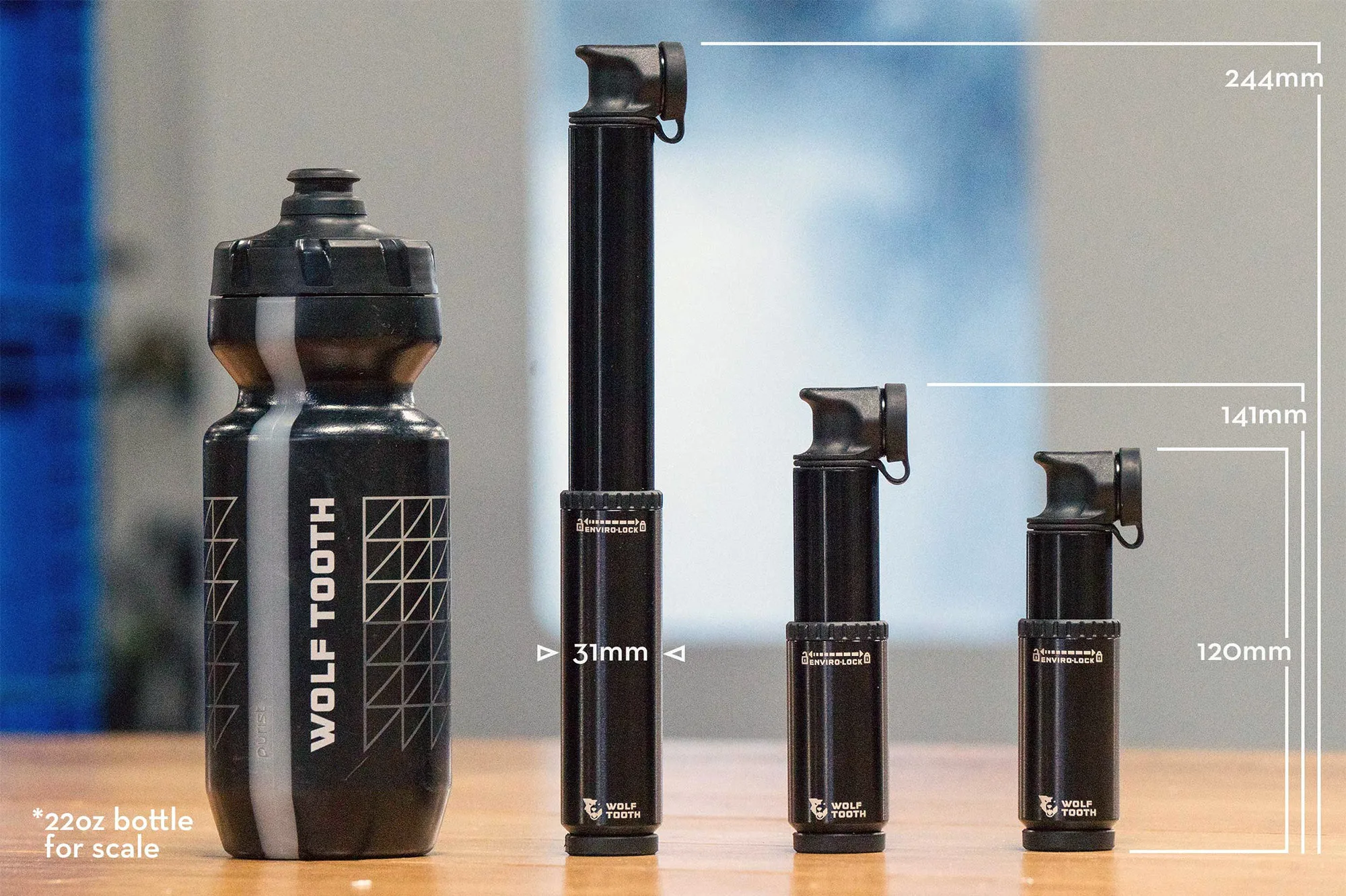 Wolf Tooth adopts Clik Valve for EnCase mini-pumps, all sizes available