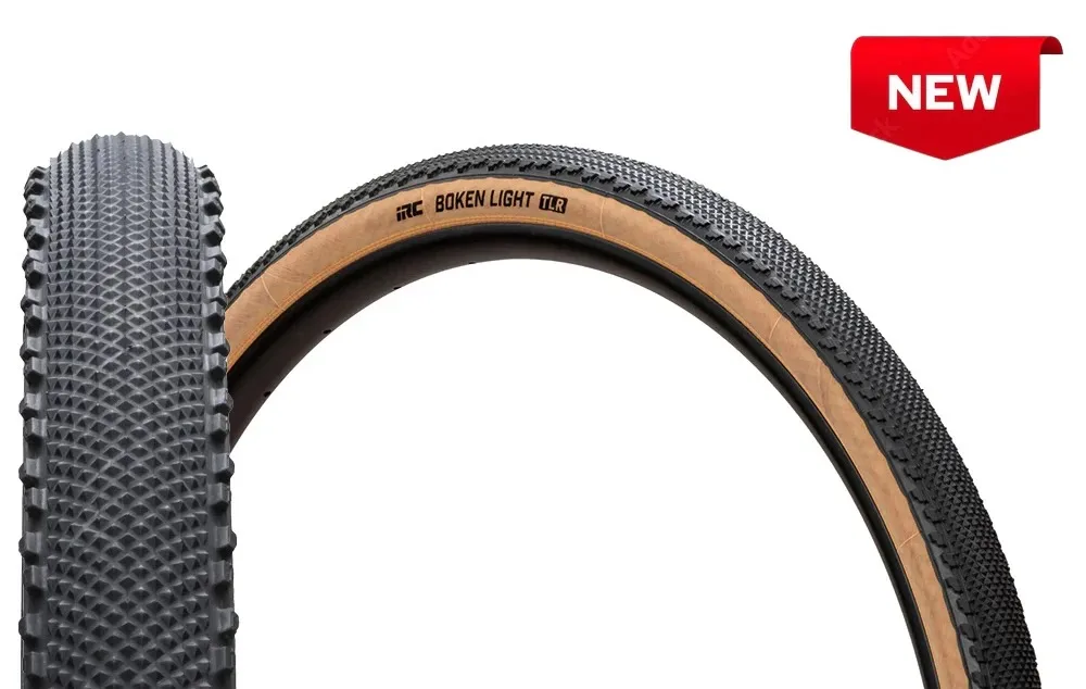 stock image of the IRC Boken Light gravel tire