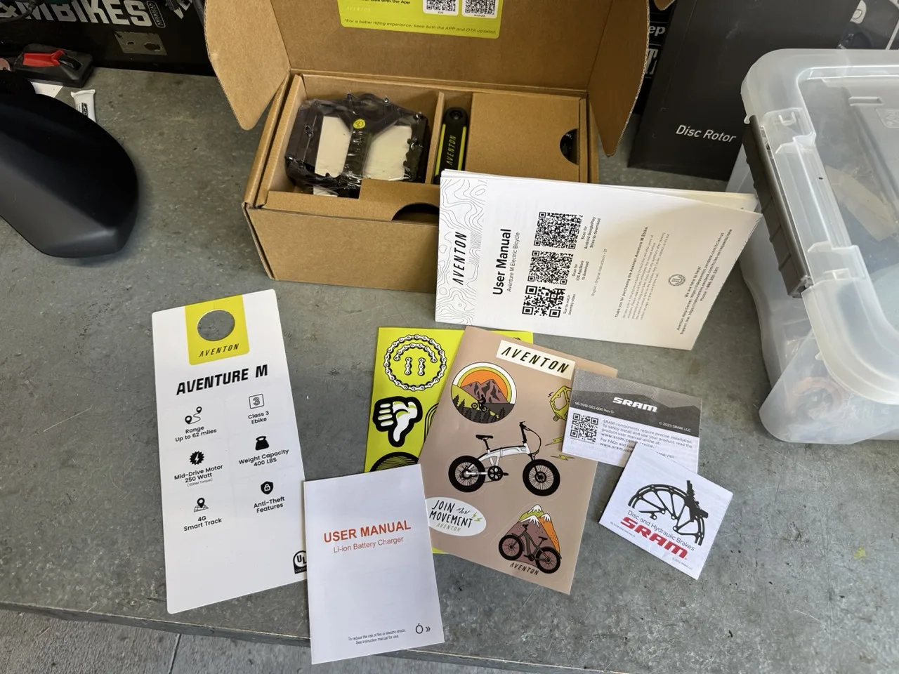 Aventon Aventure M accessory box