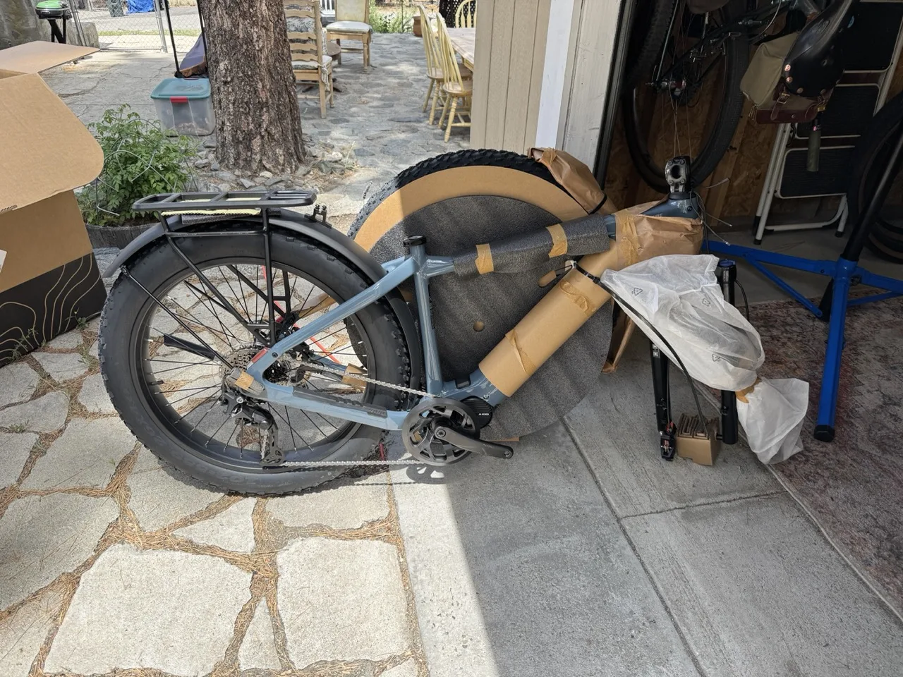 Aventon Aventure M almost assembled