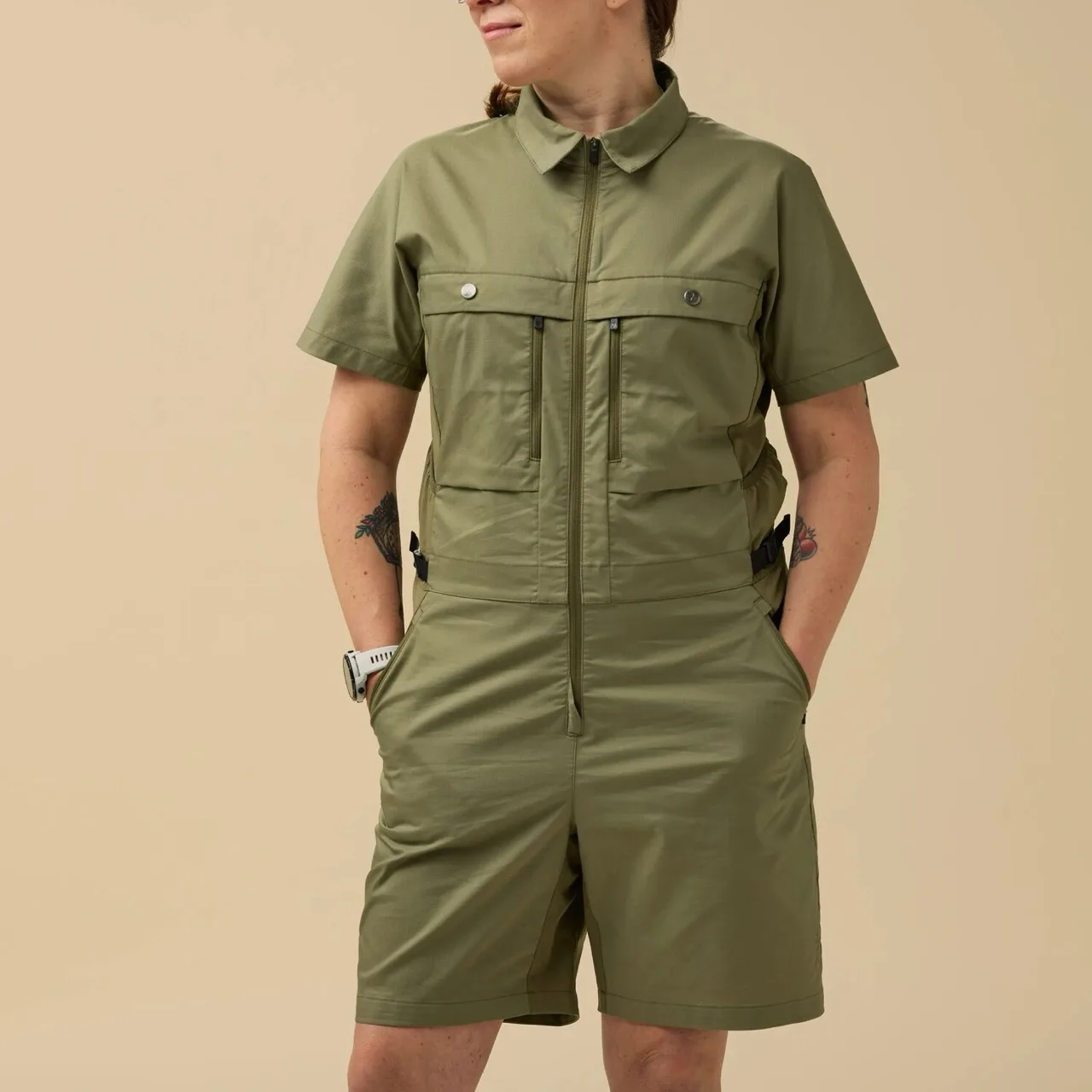 Fjallraven Hoja Collection field suit green