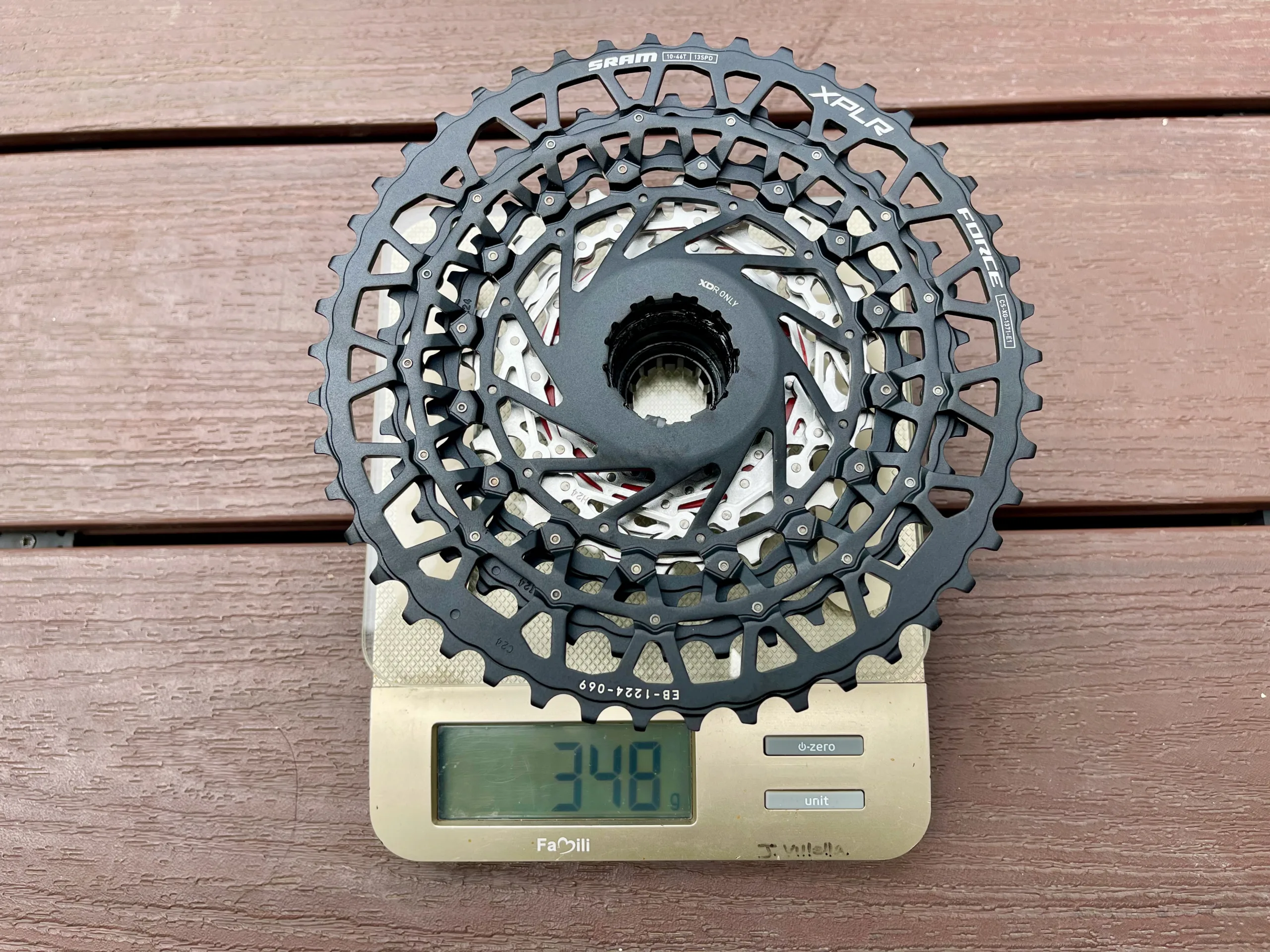 Axs de fuerza Xplr Colnago Graver Cassette Peso