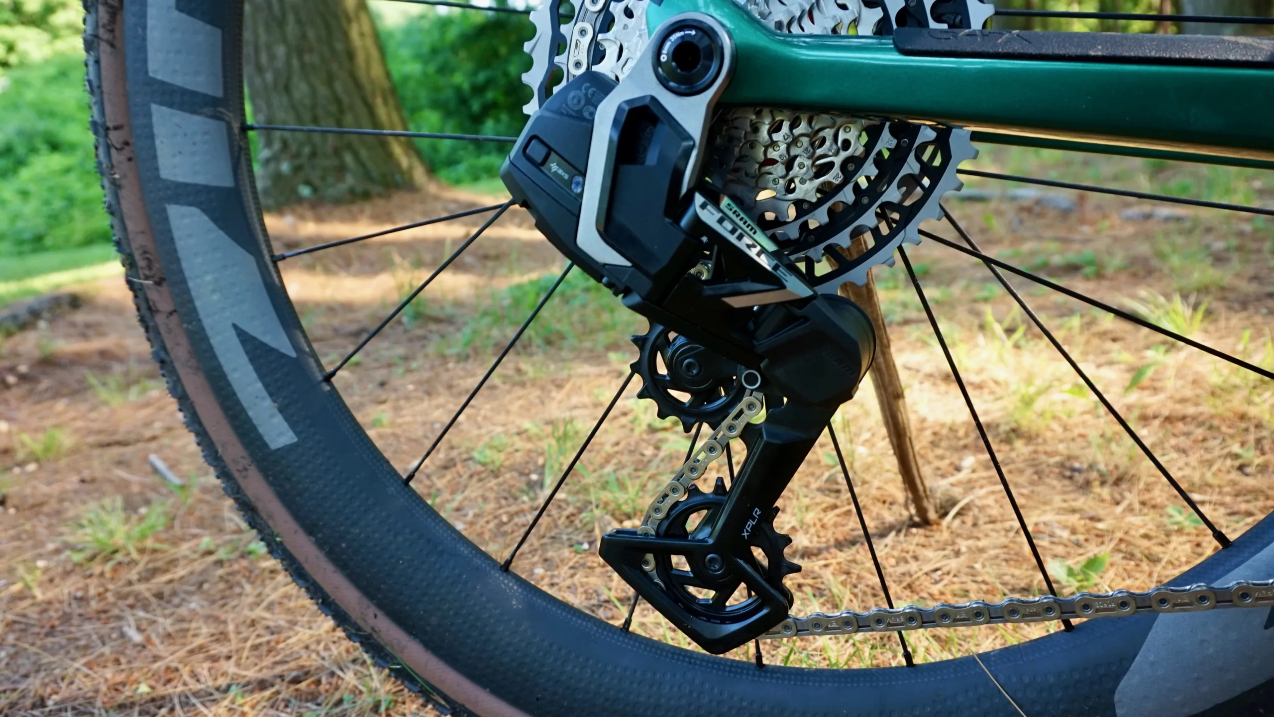 Force AXS XPLR Colnago gravel rear wheel