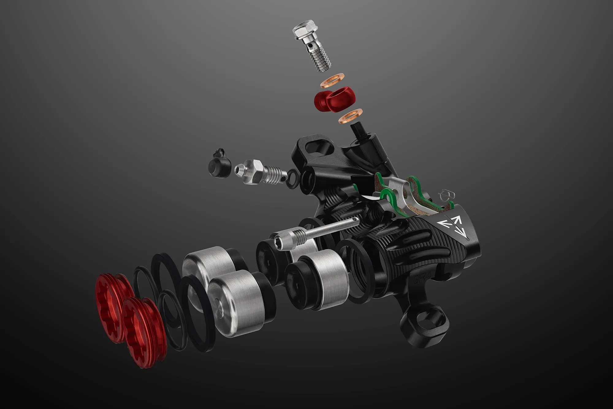 Imagen explotada de la nueva calibración EVO GR4