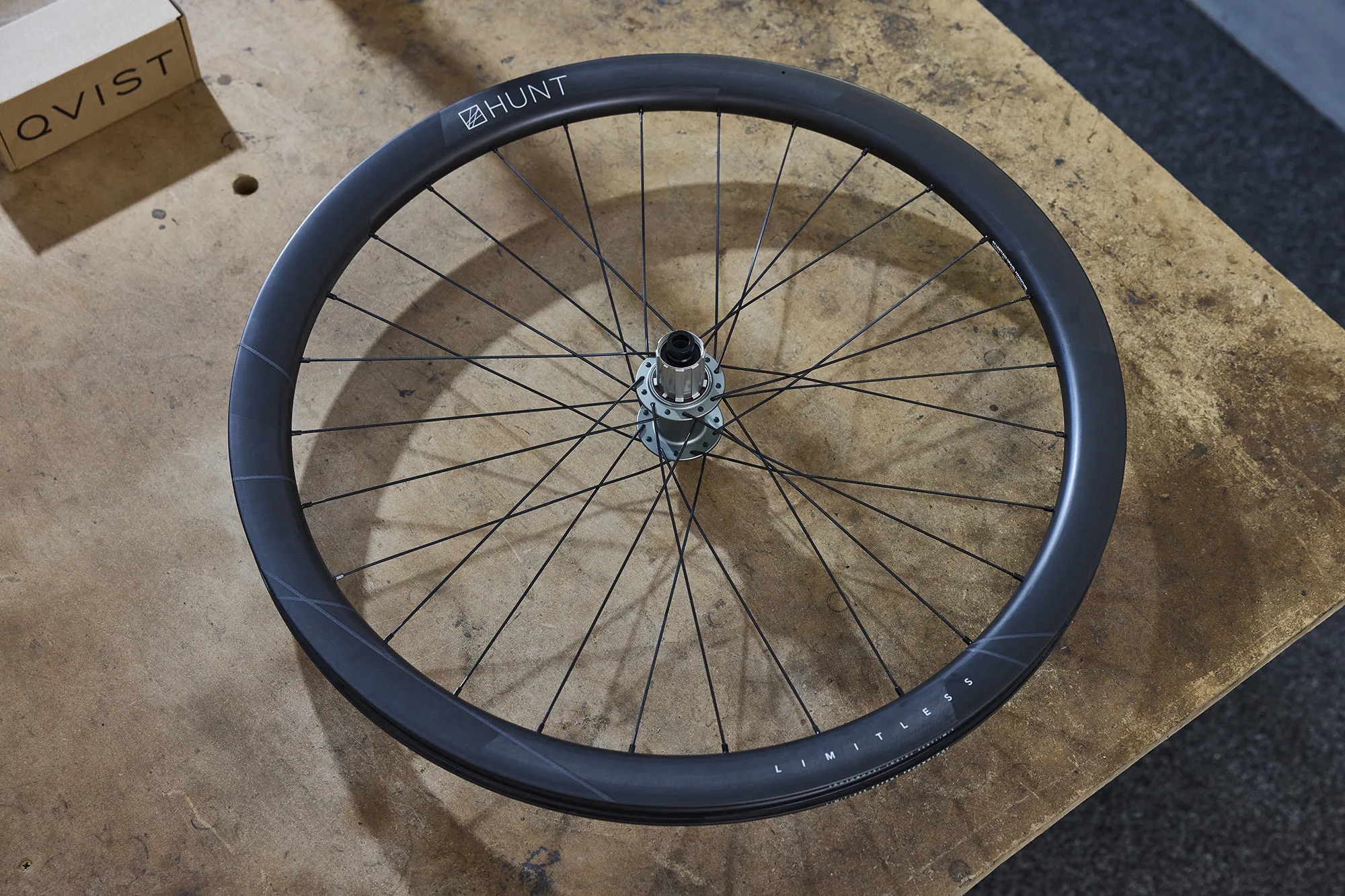 Hunt x Qvist 40 Limitless Gravel limited edition aero rear wheel