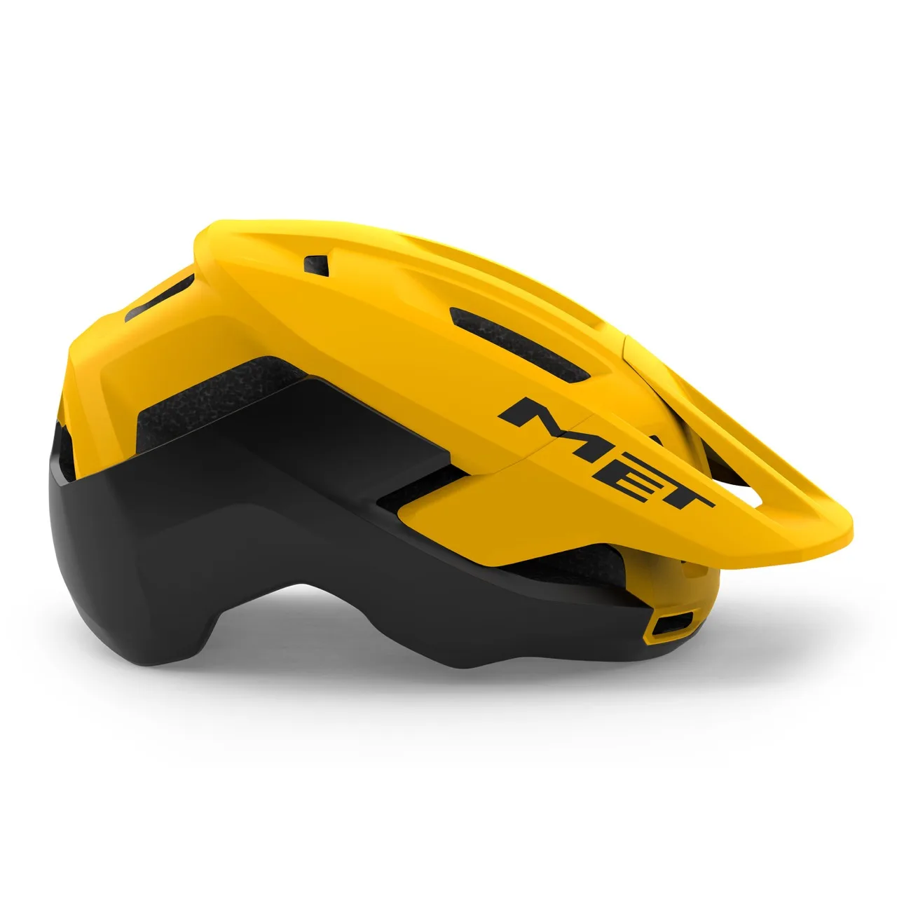 MET Terrae MTB Helmet burnt yellow full side