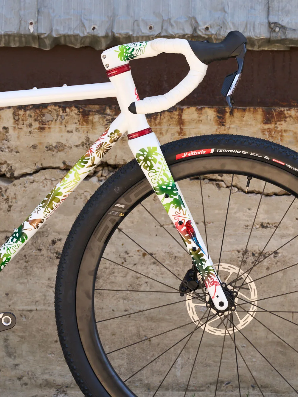 Scarab Páramo Integrated custom steel gravel bike, fully internal cable routing