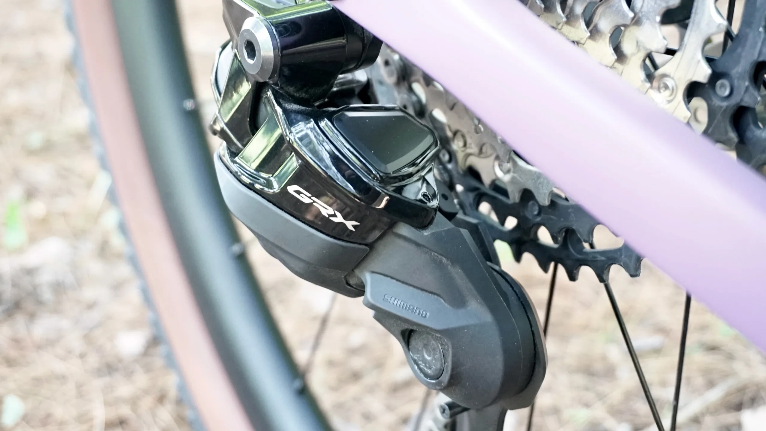 Shimano GRX Wireless Ventum GS1 close up rear d