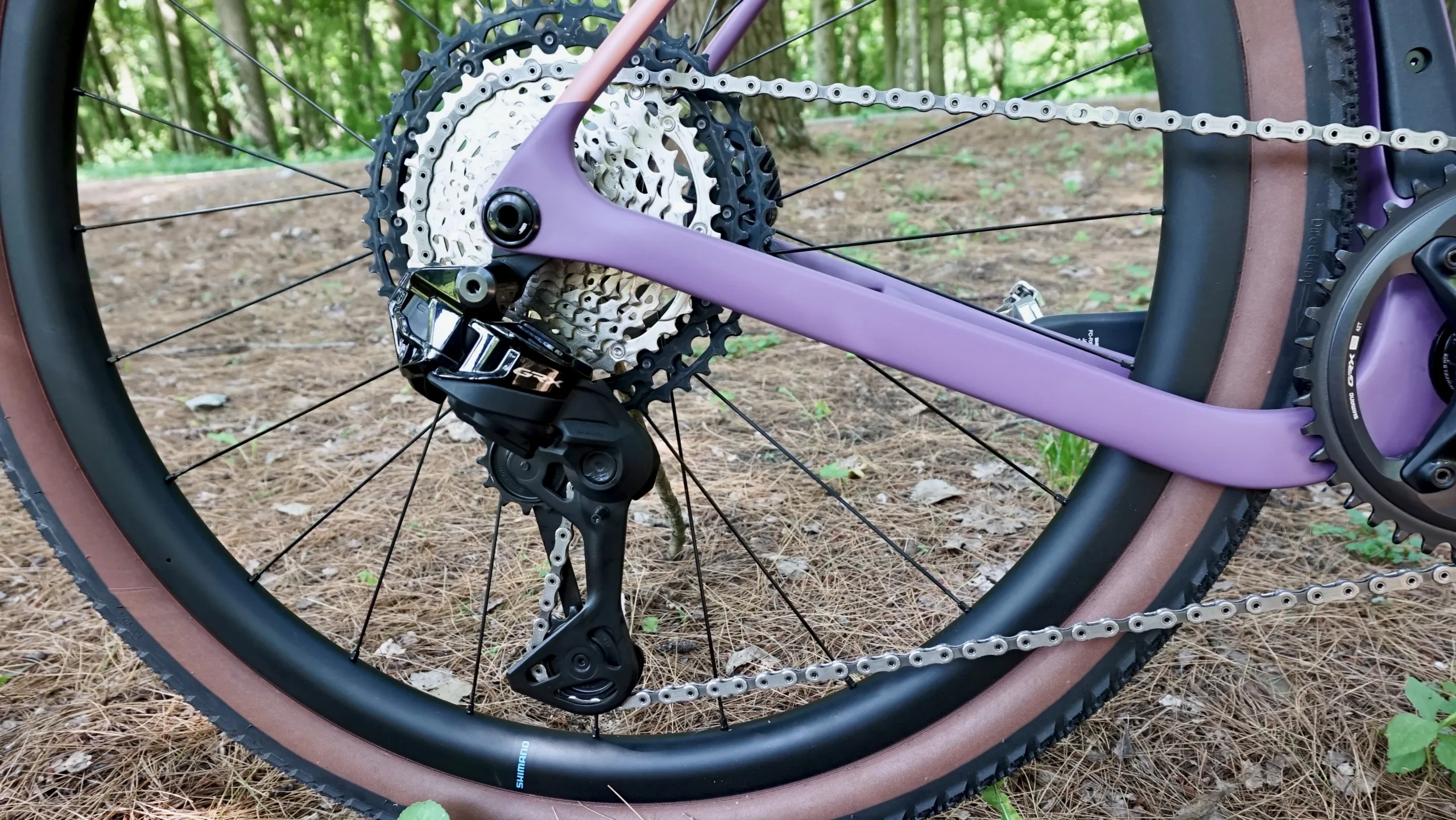 Shimano GRX Wireless Ventum GS1 trasero y cassette