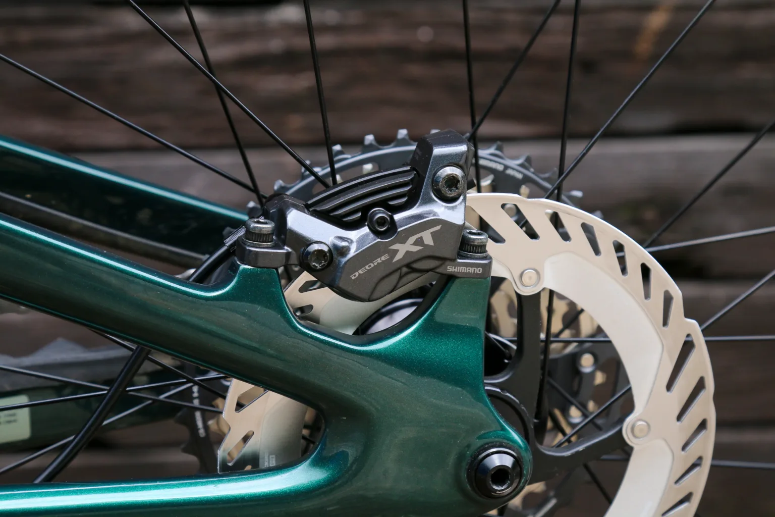 SHIMANO XT 4 Piston Brake Caliper trasero