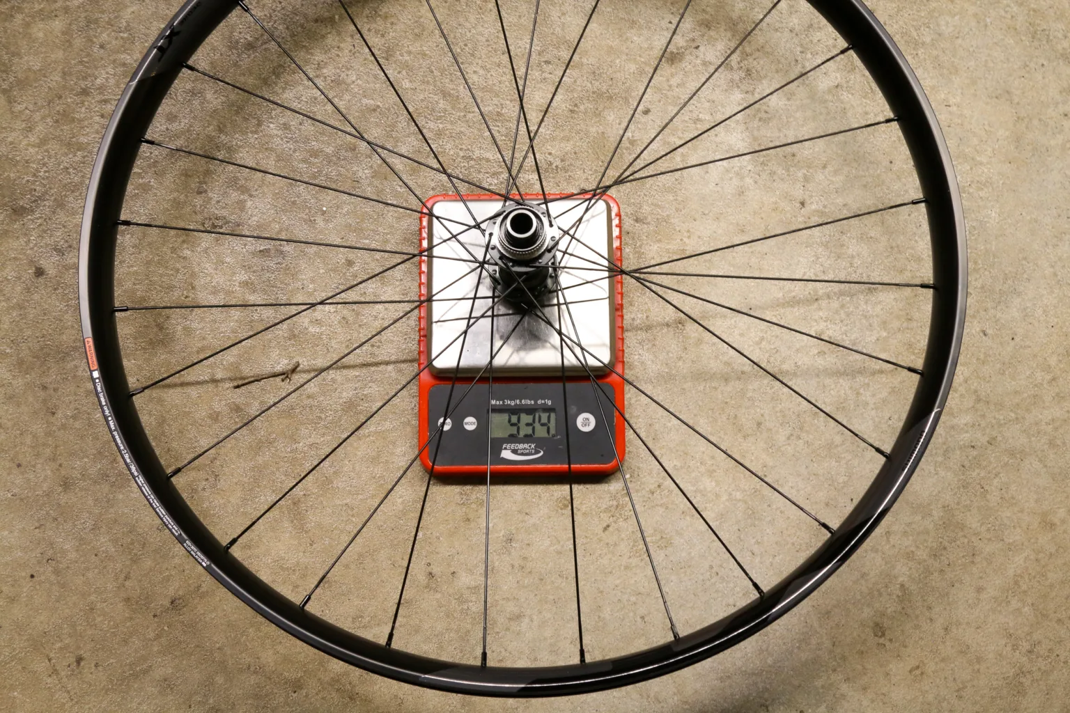 Shimano XT di2 M8200 actual weight front wheel