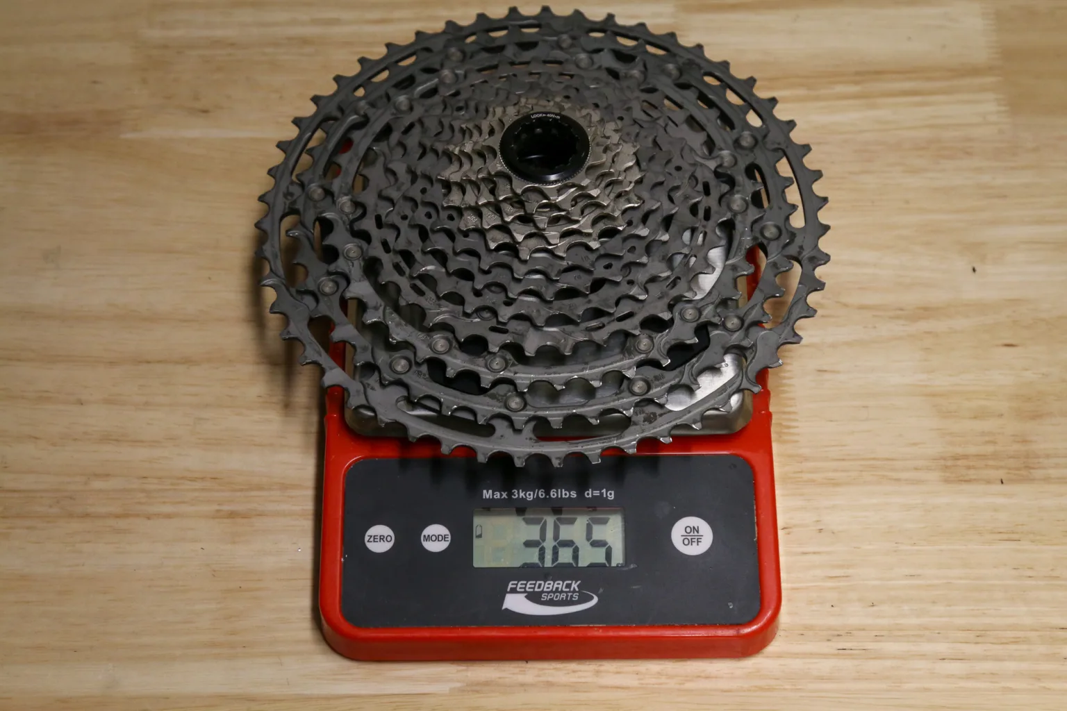 Shimano XTR Di2 actual weight 10-51t cassette