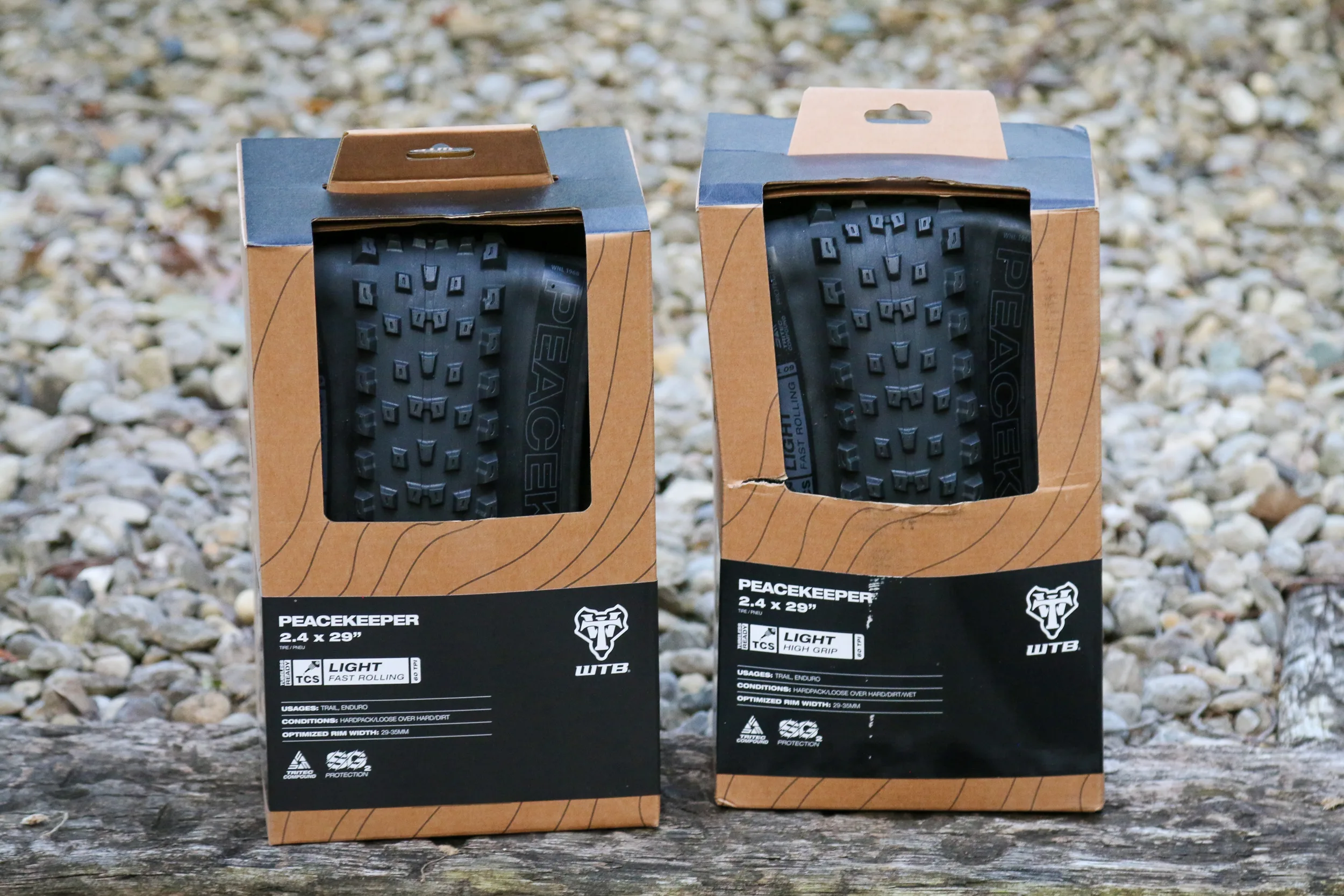 WTB Peacekeeper tire mtb tires in boxes