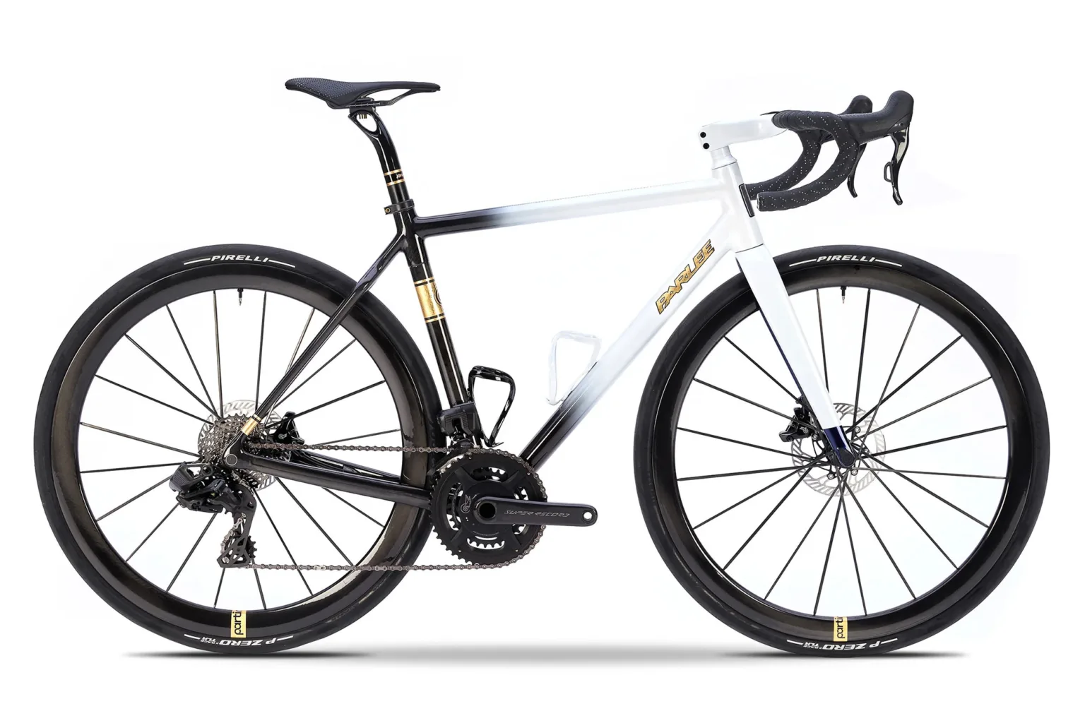 side profile of new parlee z-zero gt 25th anniversary edition road bike.