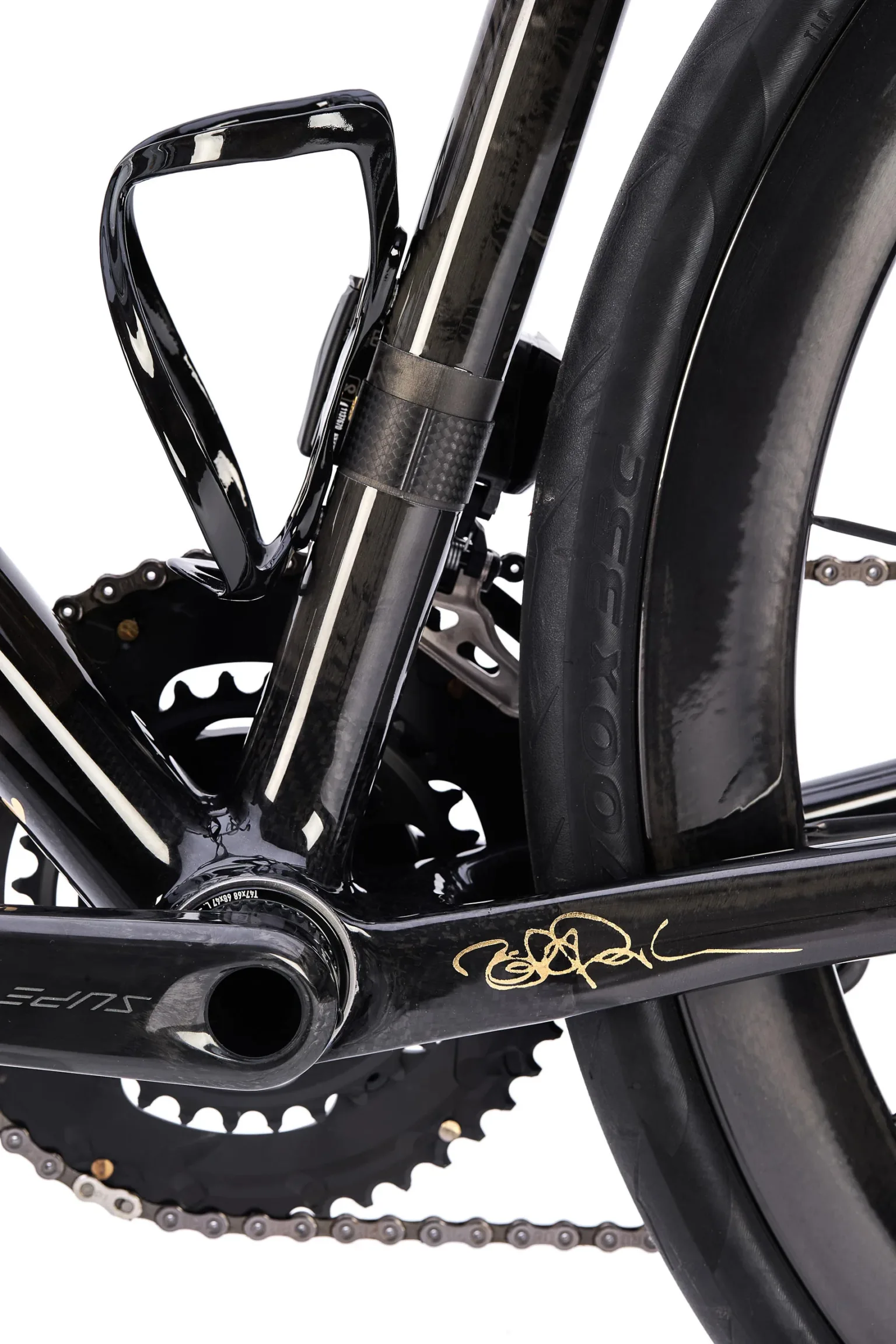 bb cluster details on new parlee z-zero gt 25th anniversary edition road bike.