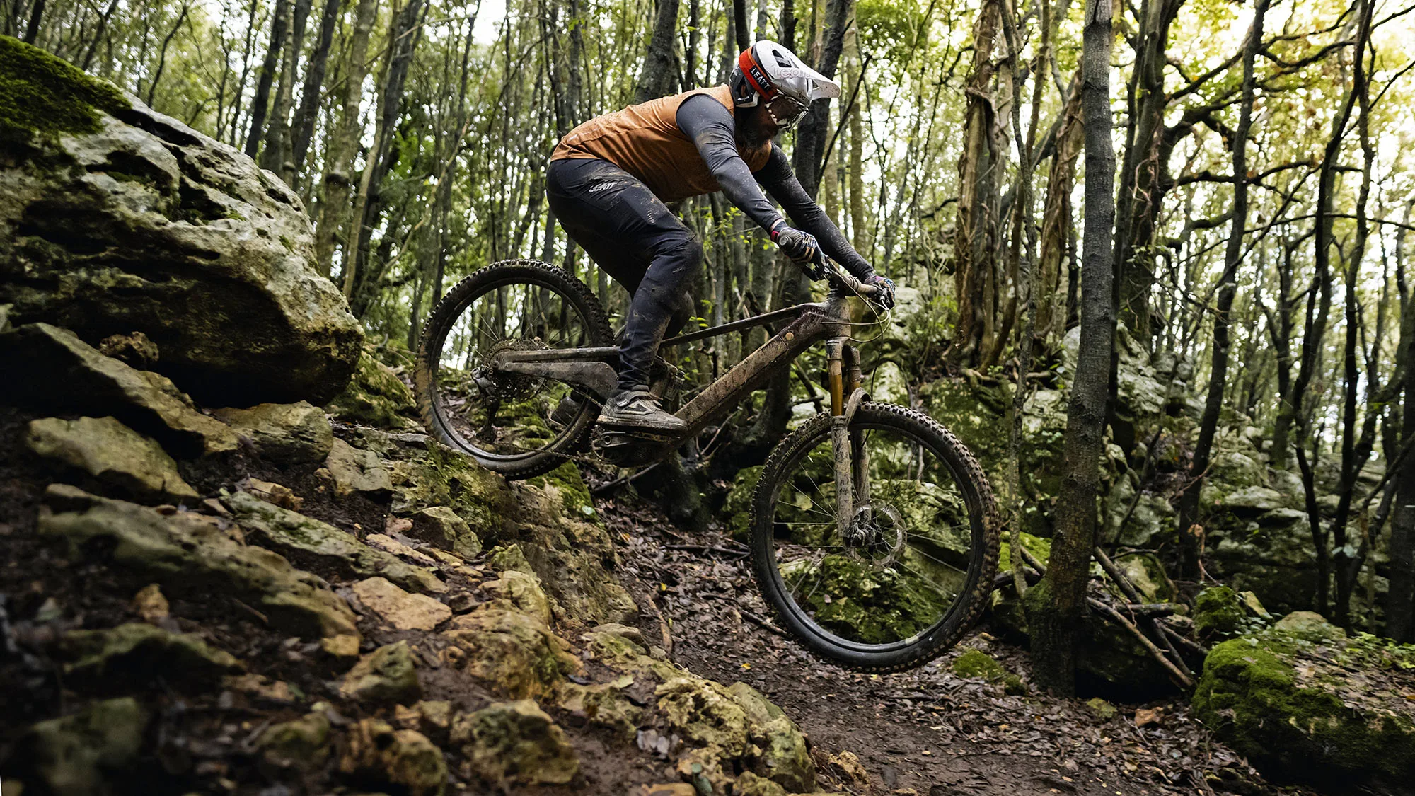 2024 Rotwild R.EX lightweight carbon all-mountain eMTB powered by Shimano EP8
