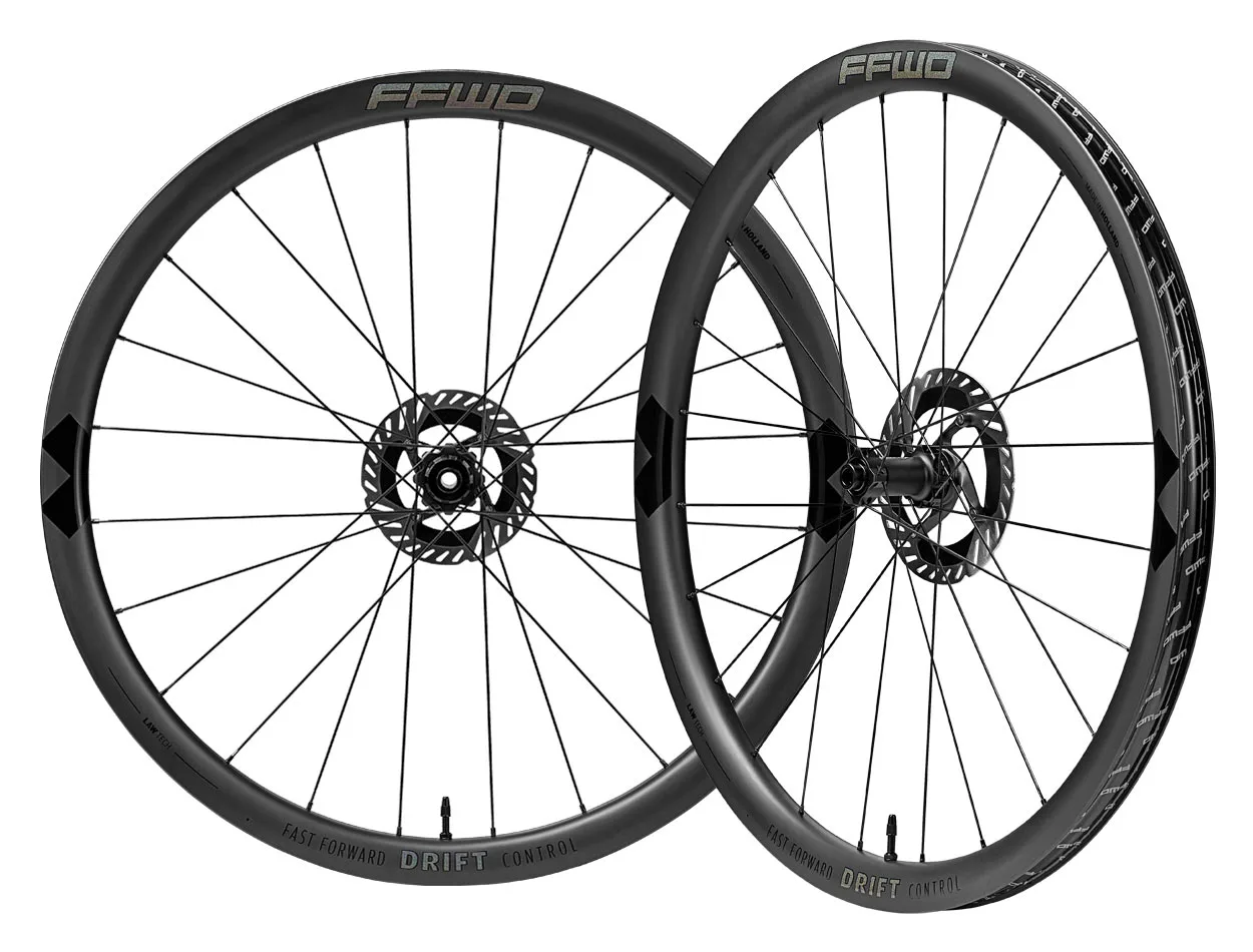 2025 FFWD Drift Control 36mm lightweight wide aero carbon gravel wheelset