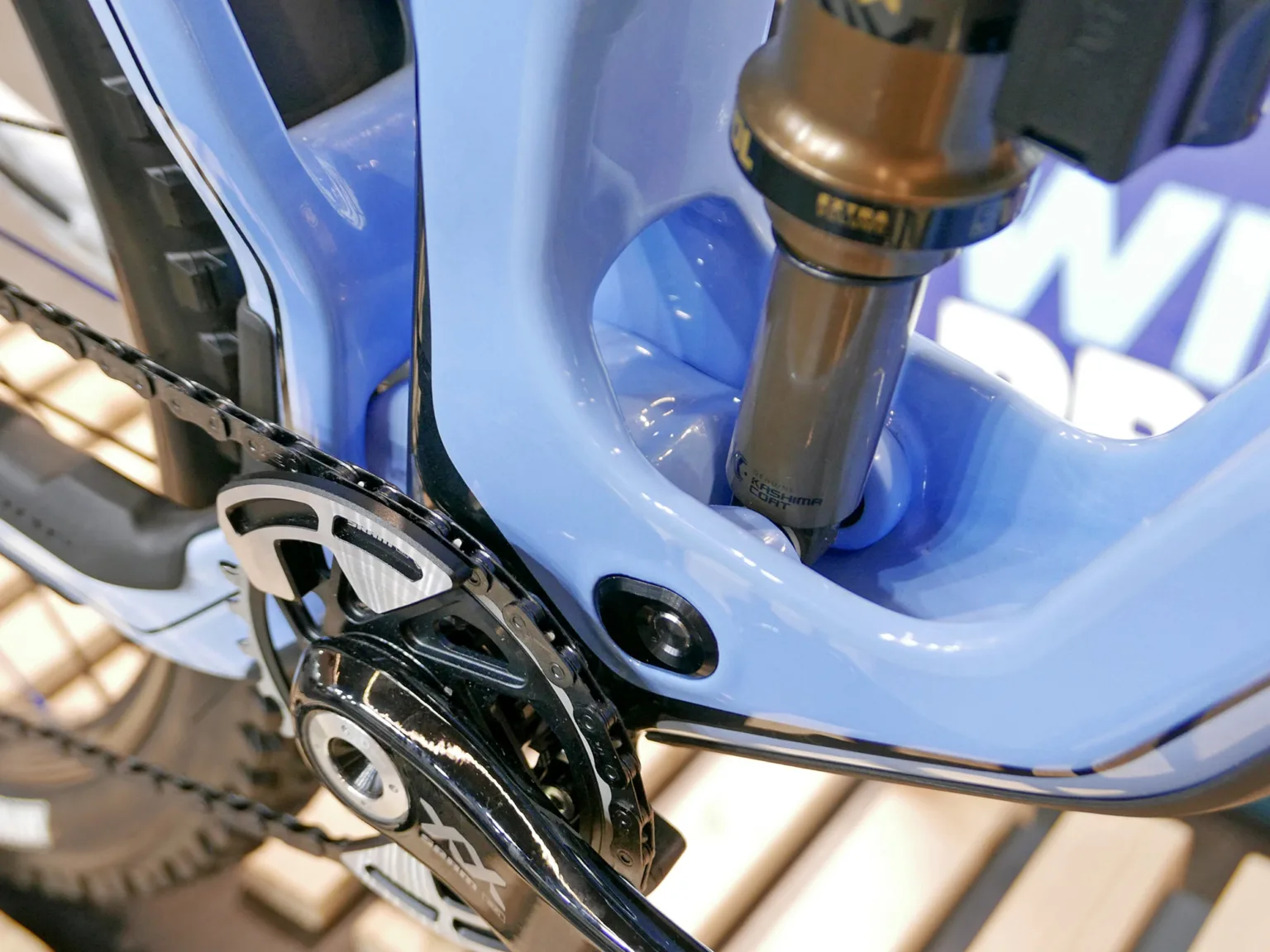 2025 Prime Trail prototype 140mm carbon mountain bike, flip chip