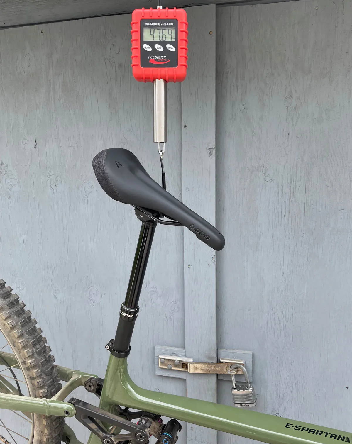2026 Devinci E-Spartan Lite, on scale
