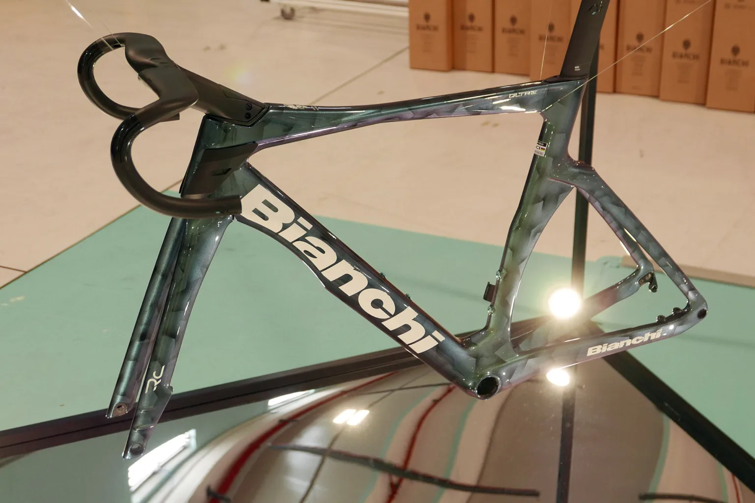 Bianchi Boutique personalizado Pintjobs Chameleon Green