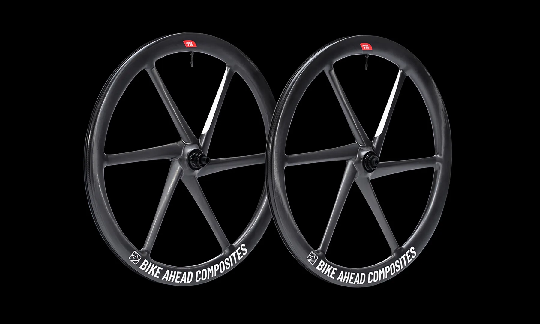 Bike Ahead BiTurbo Aero 2.0 lightweight 23mm internal 6-spoke monocoque carbon aerodynamic road bike wheelset