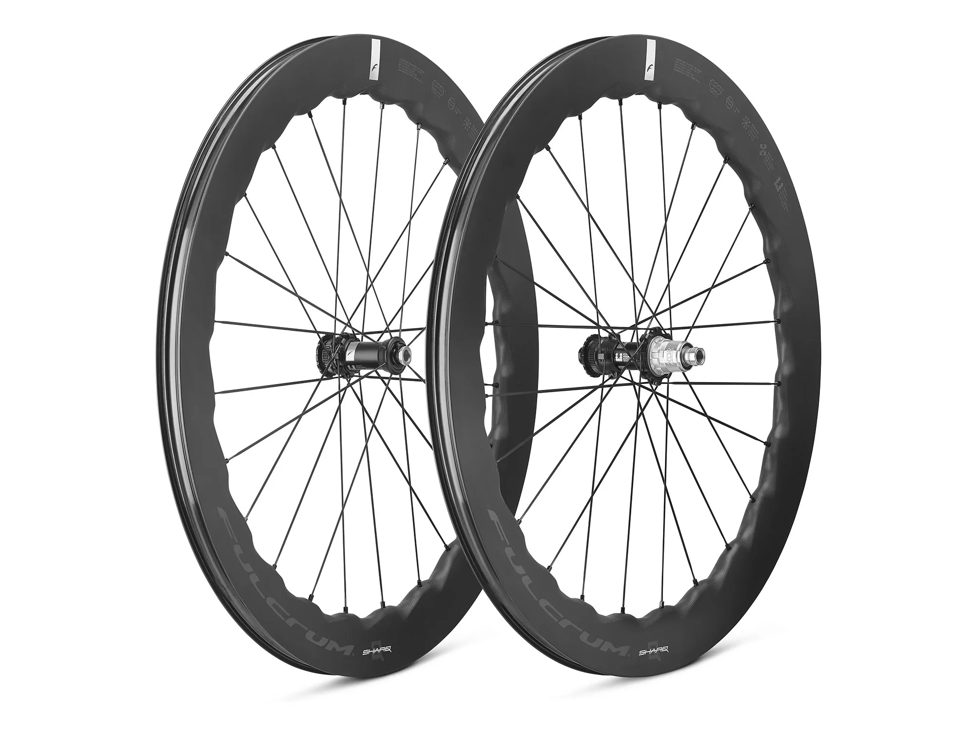 Fulcrum Sharq 57 Variable 57-62 mm Aero Carbon Road Bike Wheels, Pares