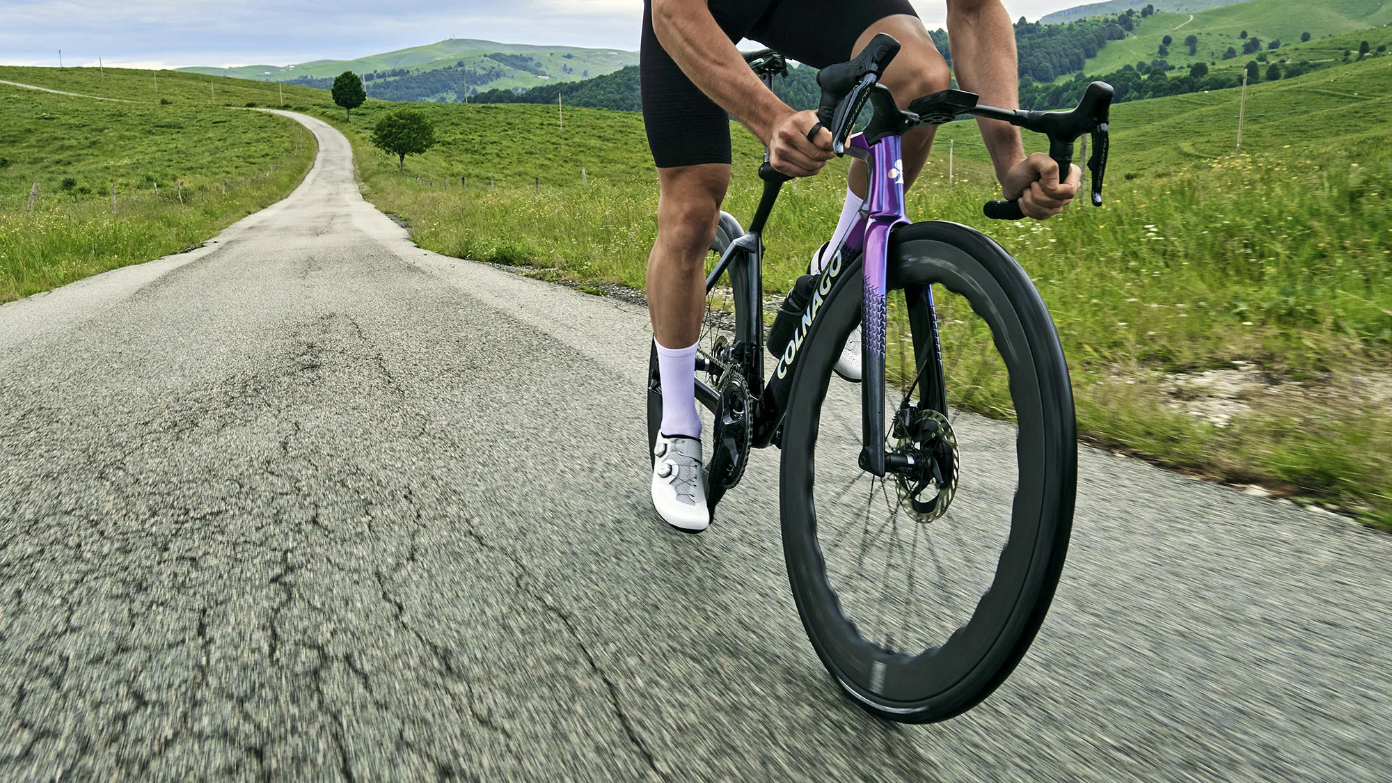 Fulcrum Sharq 57 Ruedas de bicicleta de carretera aero de 57-62 mm de 57-62 mm, conducción en carretera