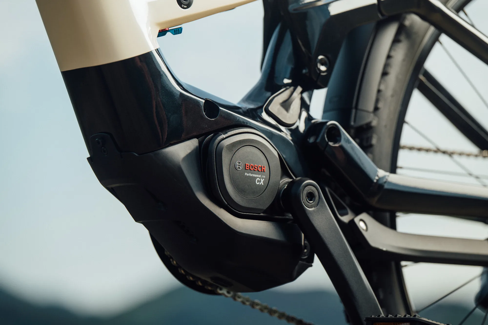El motor CX de la línea de rendimiento de Bosch en Orbea Muga
