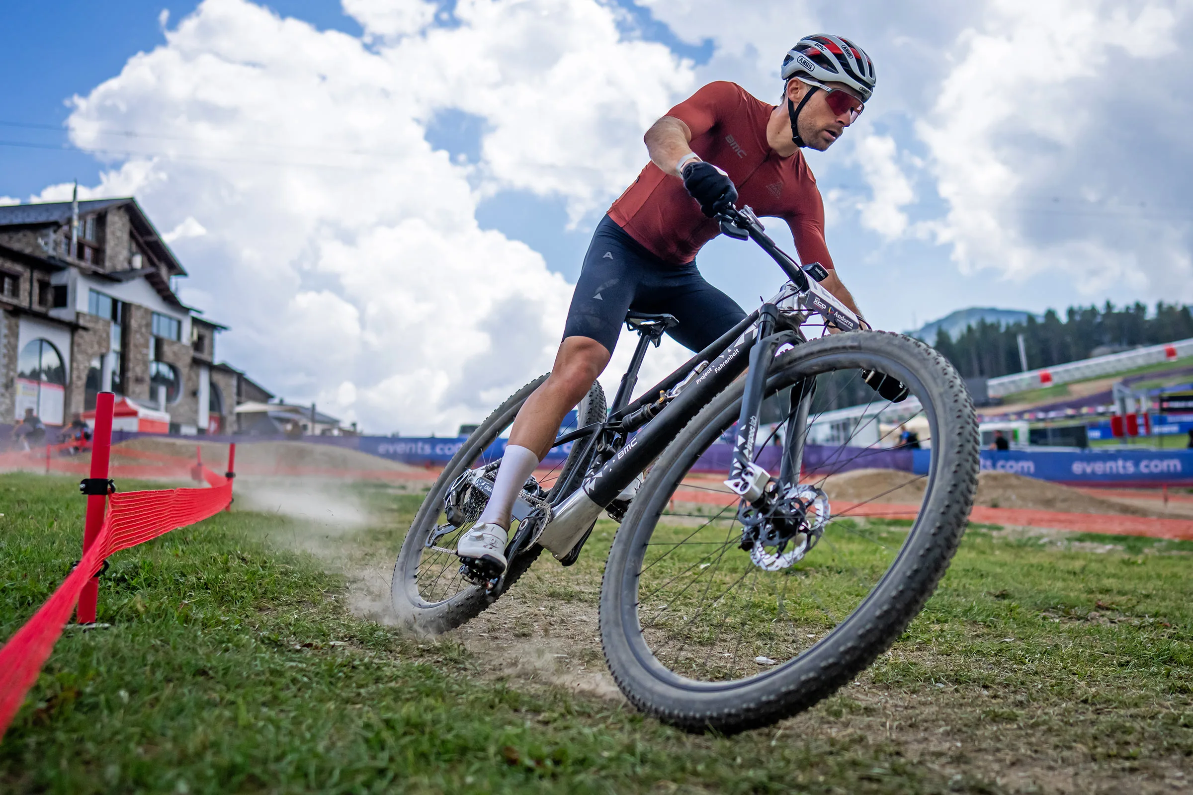 prototype BMC Impec Lab Project Fahrenheit 32" Fourstroke XC R&D bike at Andorra XCO WC practice