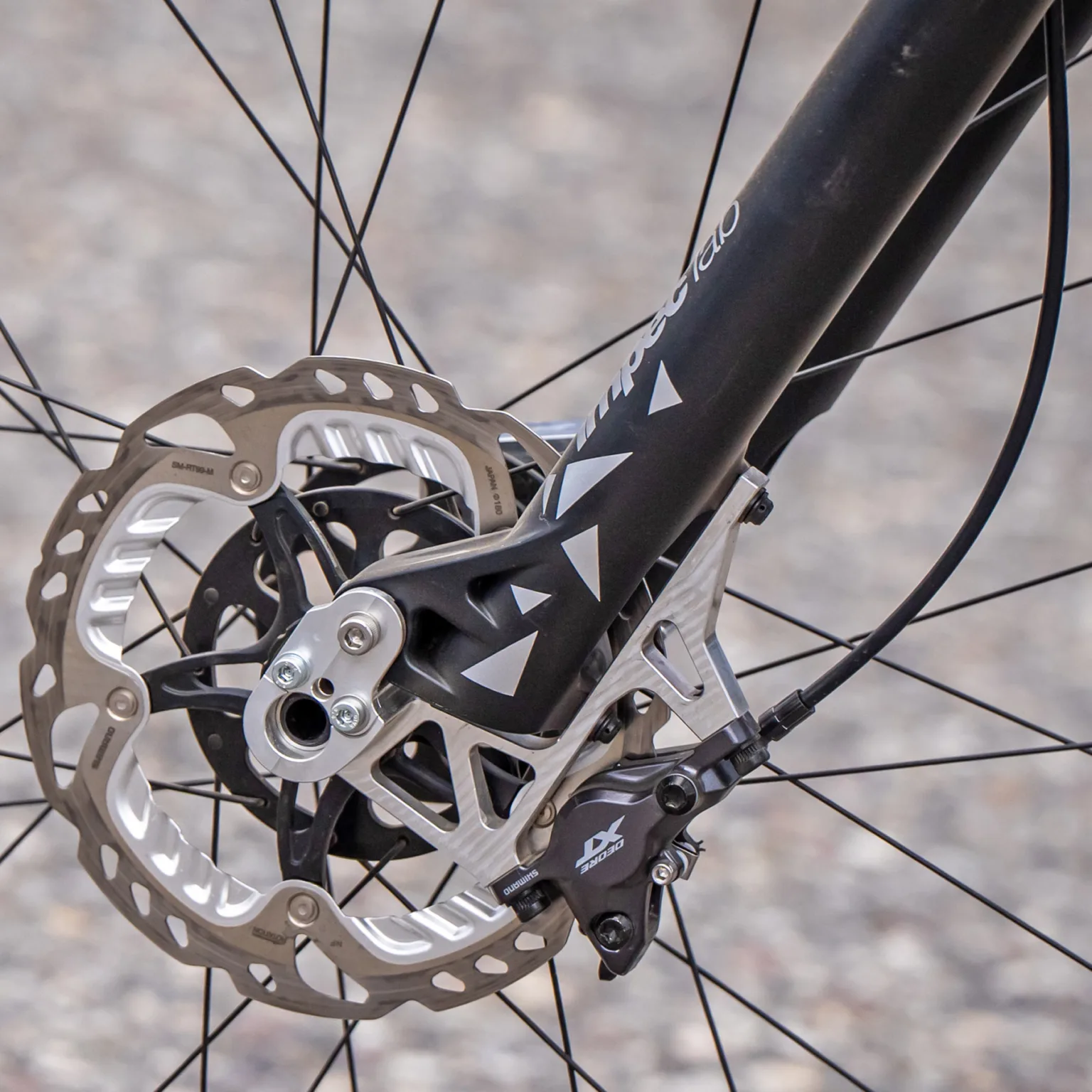 BMC Impec Lab Project Fahrenheit 32" XC bike prototype, modified DT fork