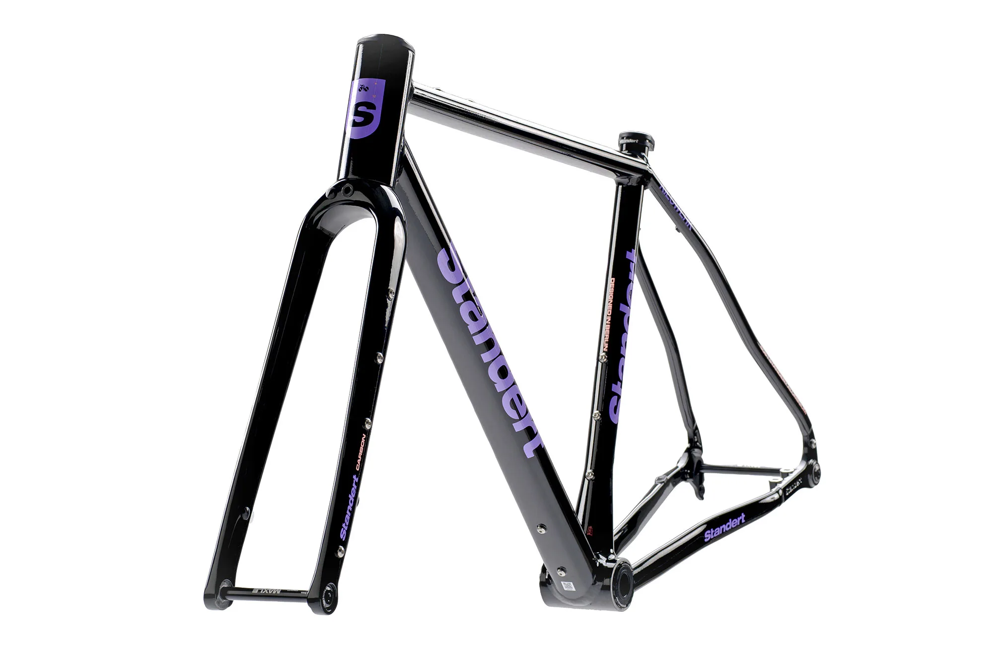 2025 Standert Kieswerk affordable aluminum alloy gravel bike, angled frameset front