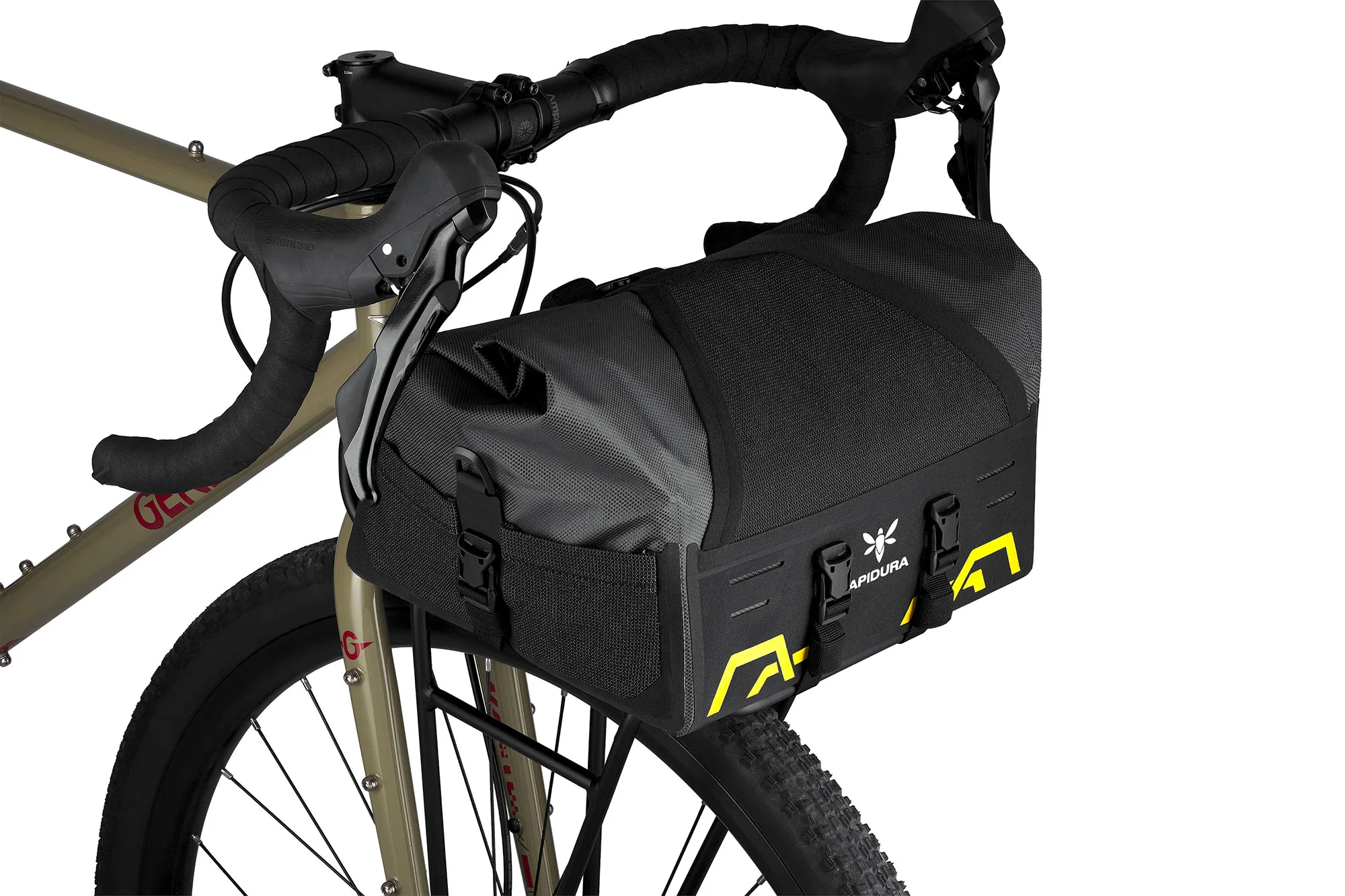Apidura Expedition Front Rack Pack bikepacking bag, 20L with dropbars